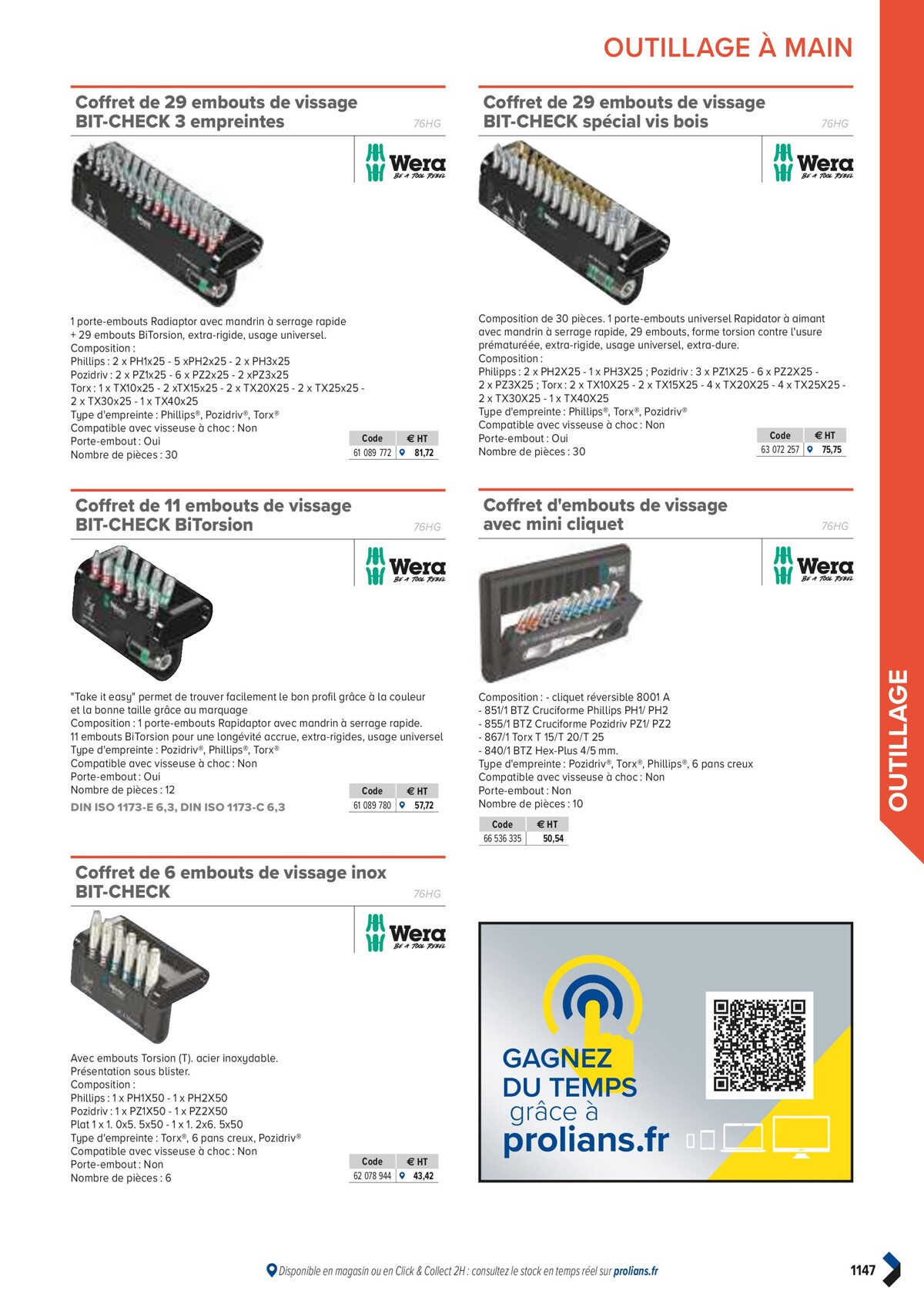 Catalogue PRO&DISPO L'OFFRE 100% STOCK DE PROLIANS, page 01149