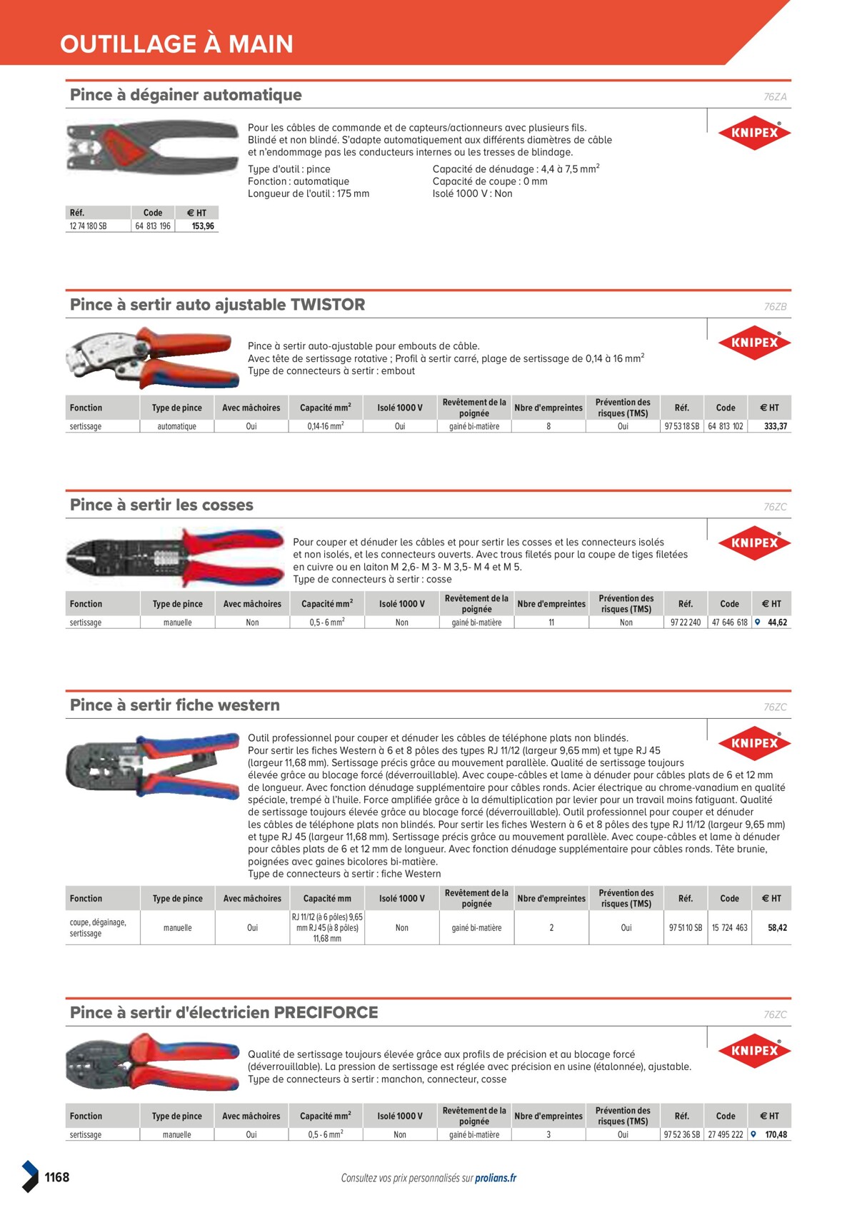 Catalogue PRO&DISPO L'OFFRE 100% STOCK DE PROLIANS, page 01170