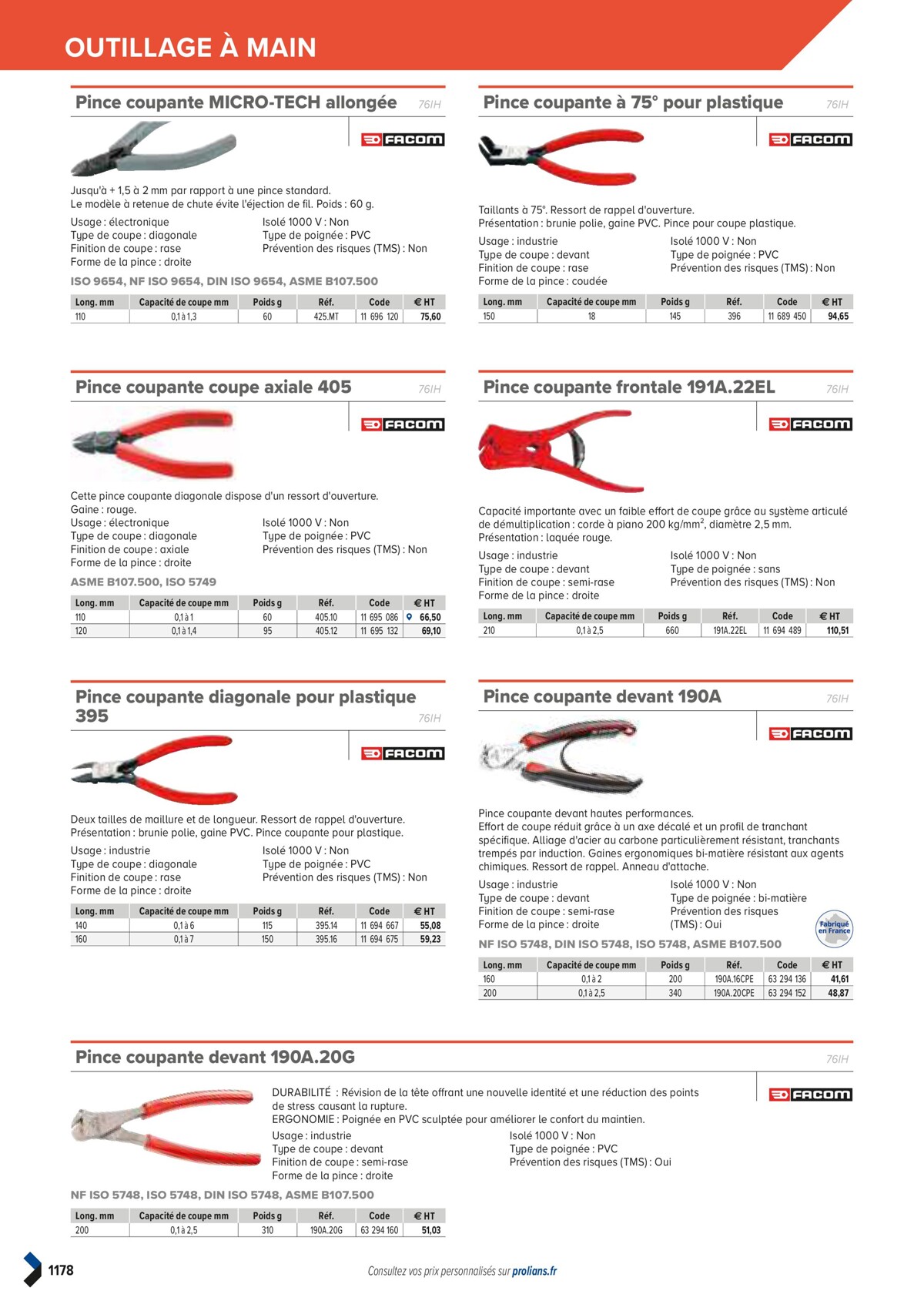 Catalogue PRO&DISPO L'OFFRE 100% STOCK DE PROLIANS, page 01180