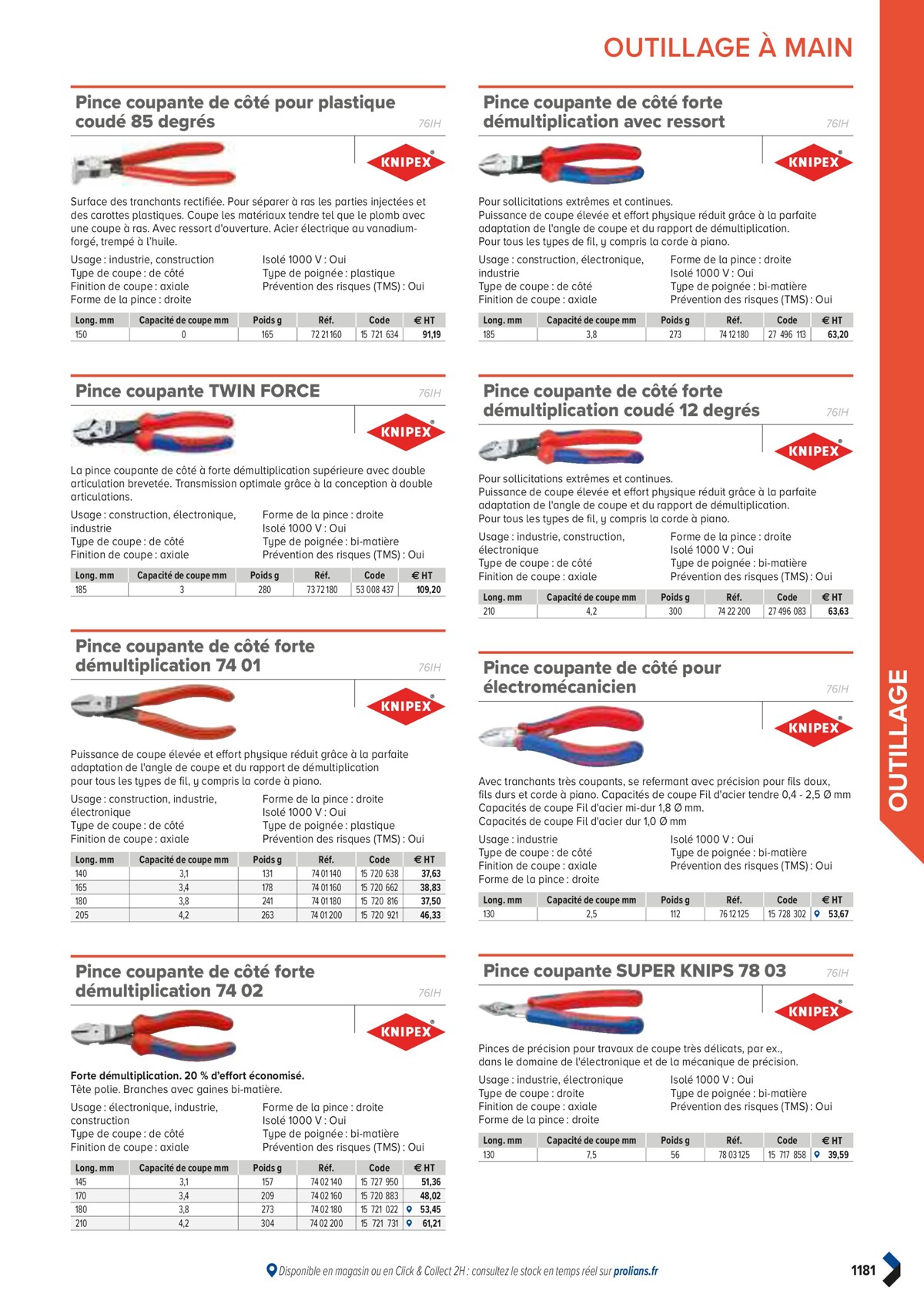 Catalogue PRO&DISPO L'OFFRE 100% STOCK DE PROLIANS, page 01183
