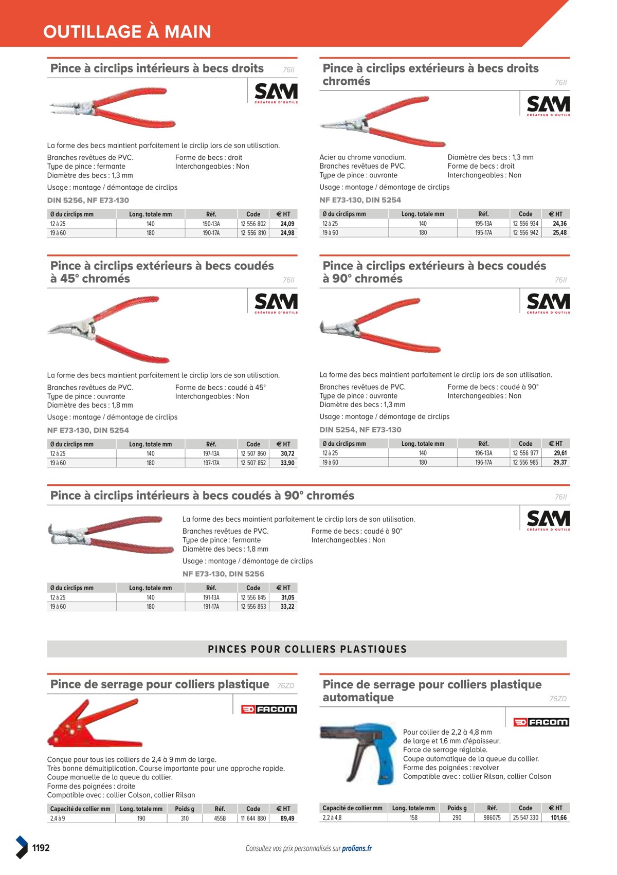 Catalogue PRO&DISPO L'OFFRE 100% STOCK DE PROLIANS, page 01194