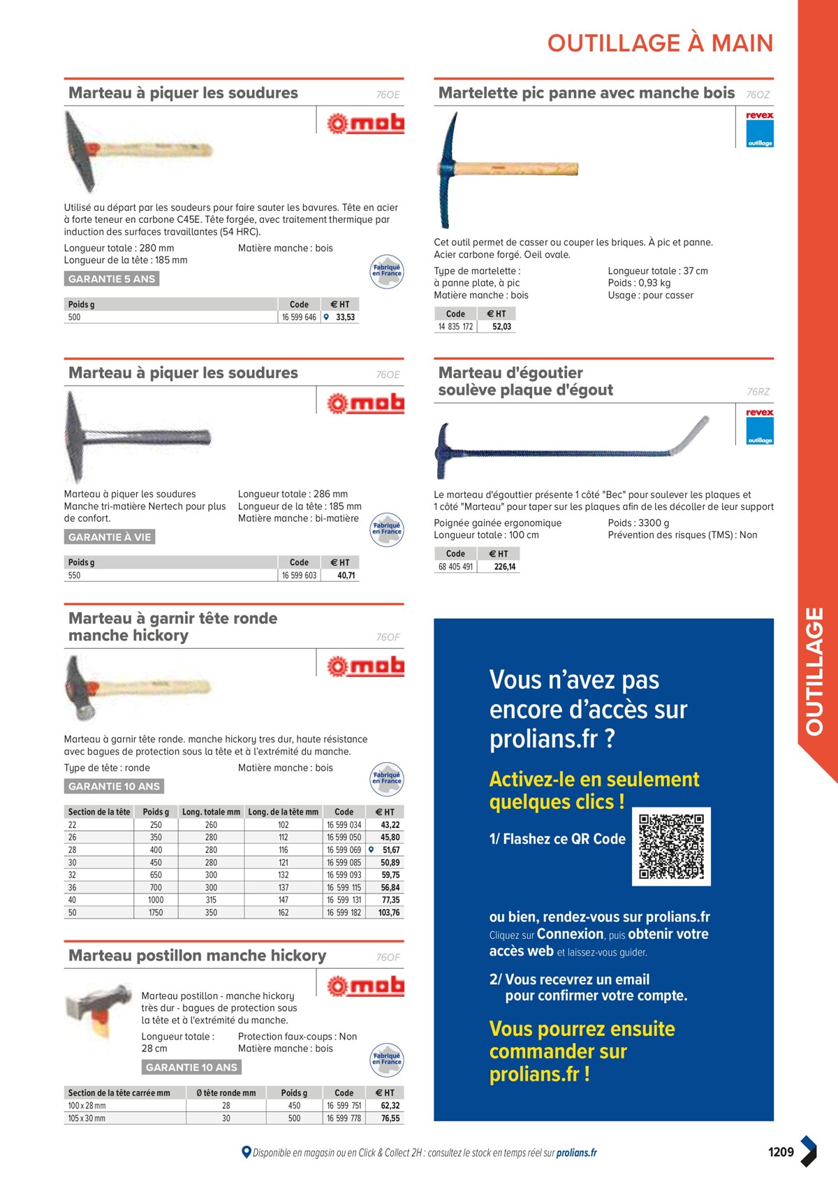 Catalogue PRO&DISPO L'OFFRE 100% STOCK DE PROLIANS, page 01211