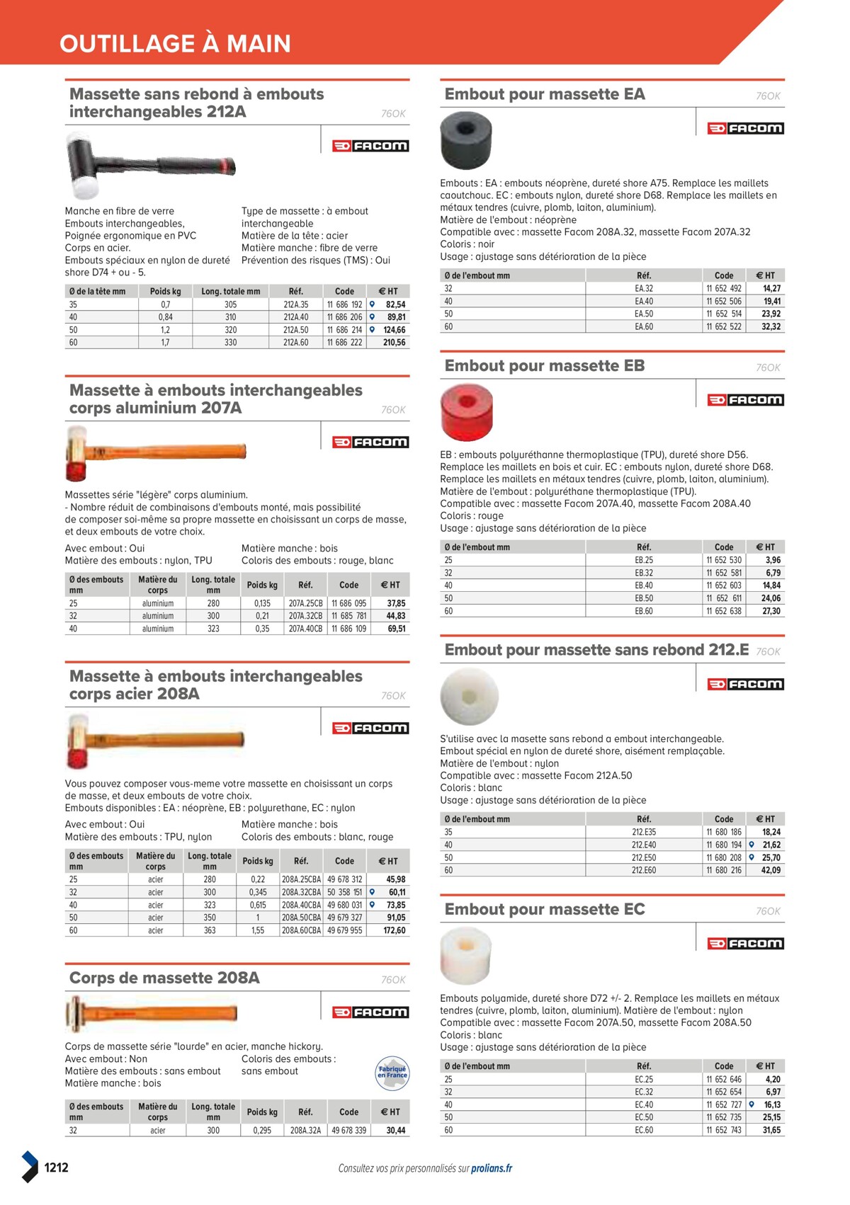 Catalogue PRO&DISPO L'OFFRE 100% STOCK DE PROLIANS, page 01214