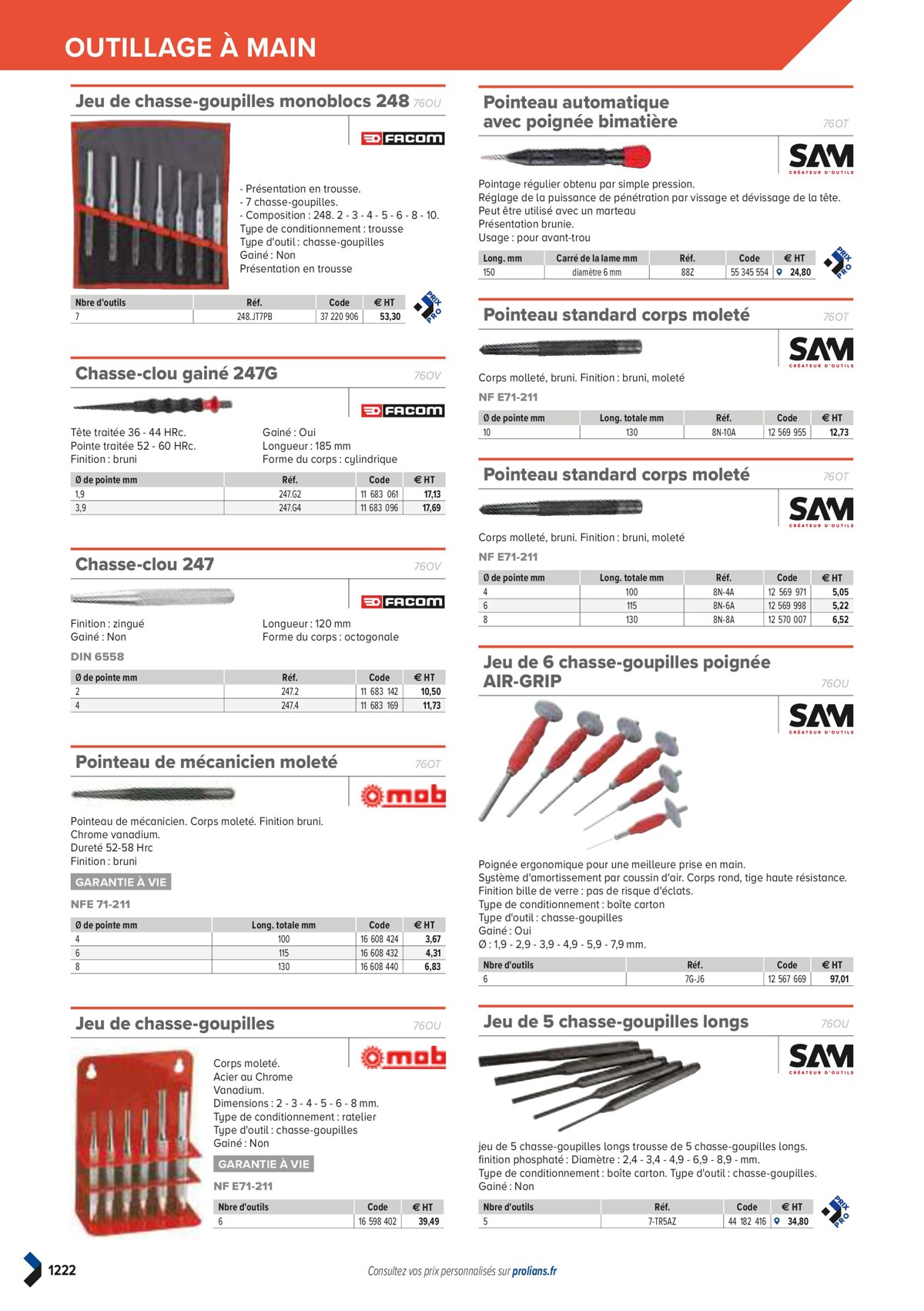 Catalogue PRO&DISPO L'OFFRE 100% STOCK DE PROLIANS, page 01224