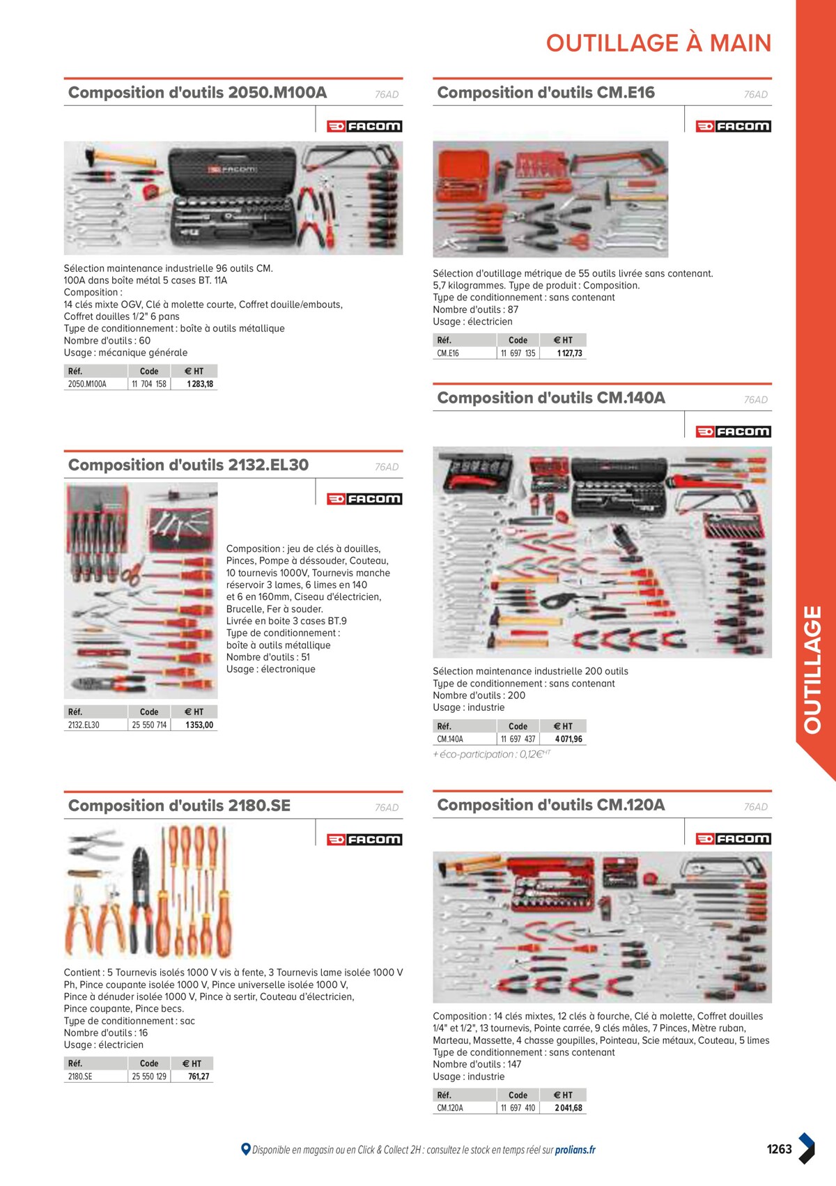 Catalogue PRO&DISPO L'OFFRE 100% STOCK DE PROLIANS, page 01265