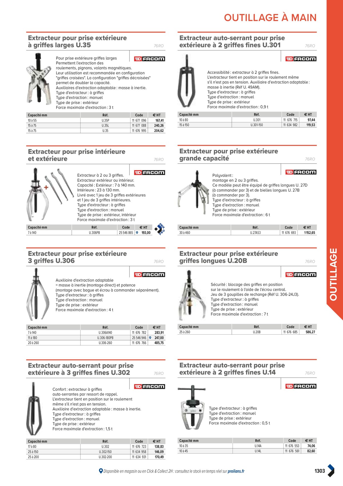 Catalogue PRO&DISPO L'OFFRE 100% STOCK DE PROLIANS, page 01305