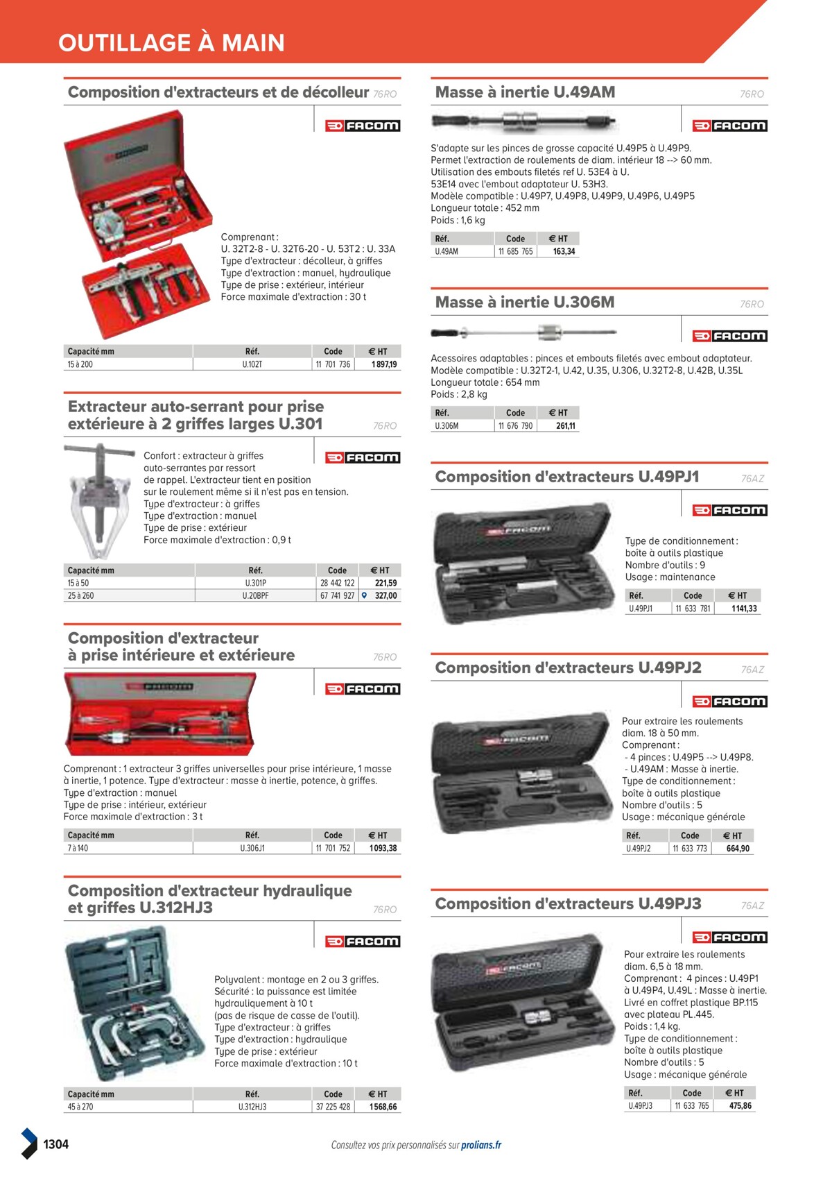 Catalogue PRO&DISPO L'OFFRE 100% STOCK DE PROLIANS, page 01306