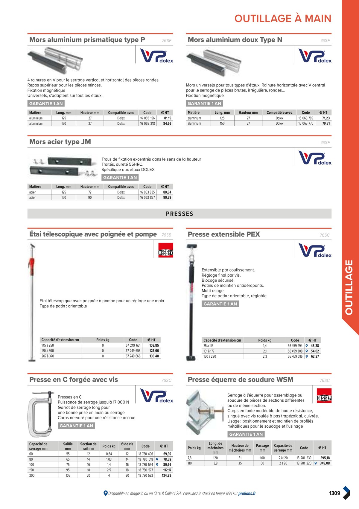 Catalogue PRO&DISPO L'OFFRE 100% STOCK DE PROLIANS, page 01311