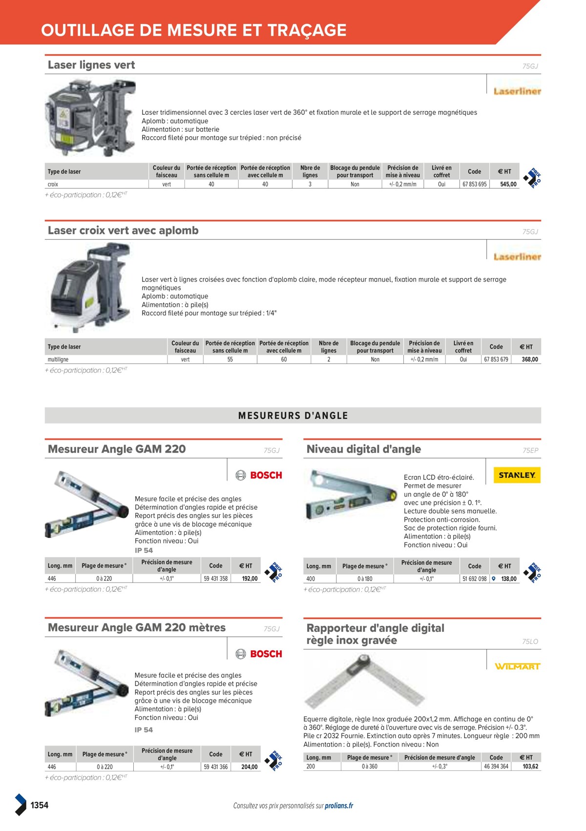 Catalogue PRO&DISPO L'OFFRE 100% STOCK DE PROLIANS, page 01356