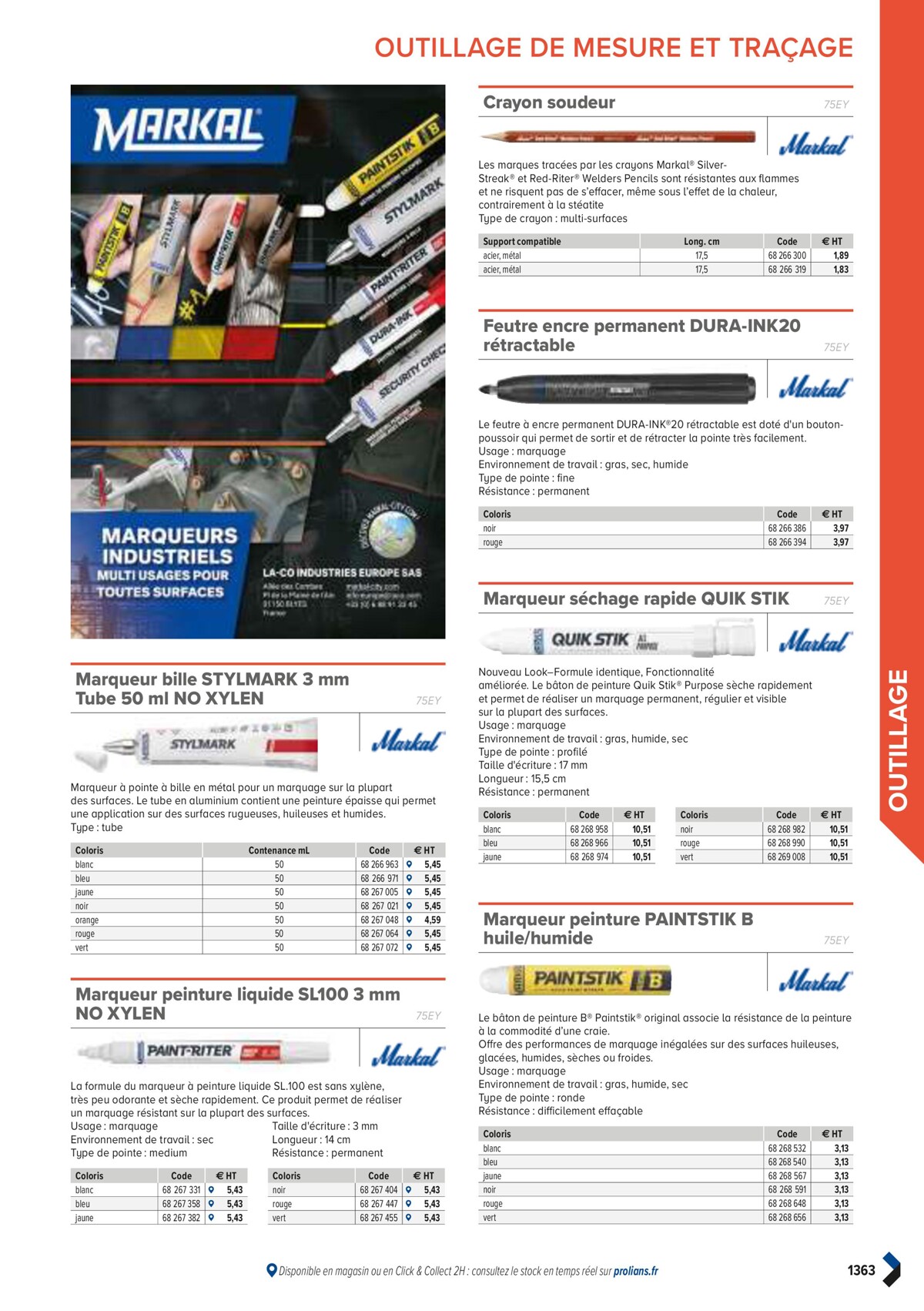 Catalogue PRO&DISPO L'OFFRE 100% STOCK DE PROLIANS, page 01365