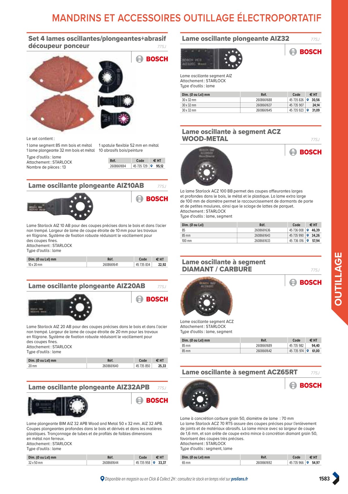 Catalogue PRO&DISPO L'OFFRE 100% STOCK DE PROLIANS, page 01585