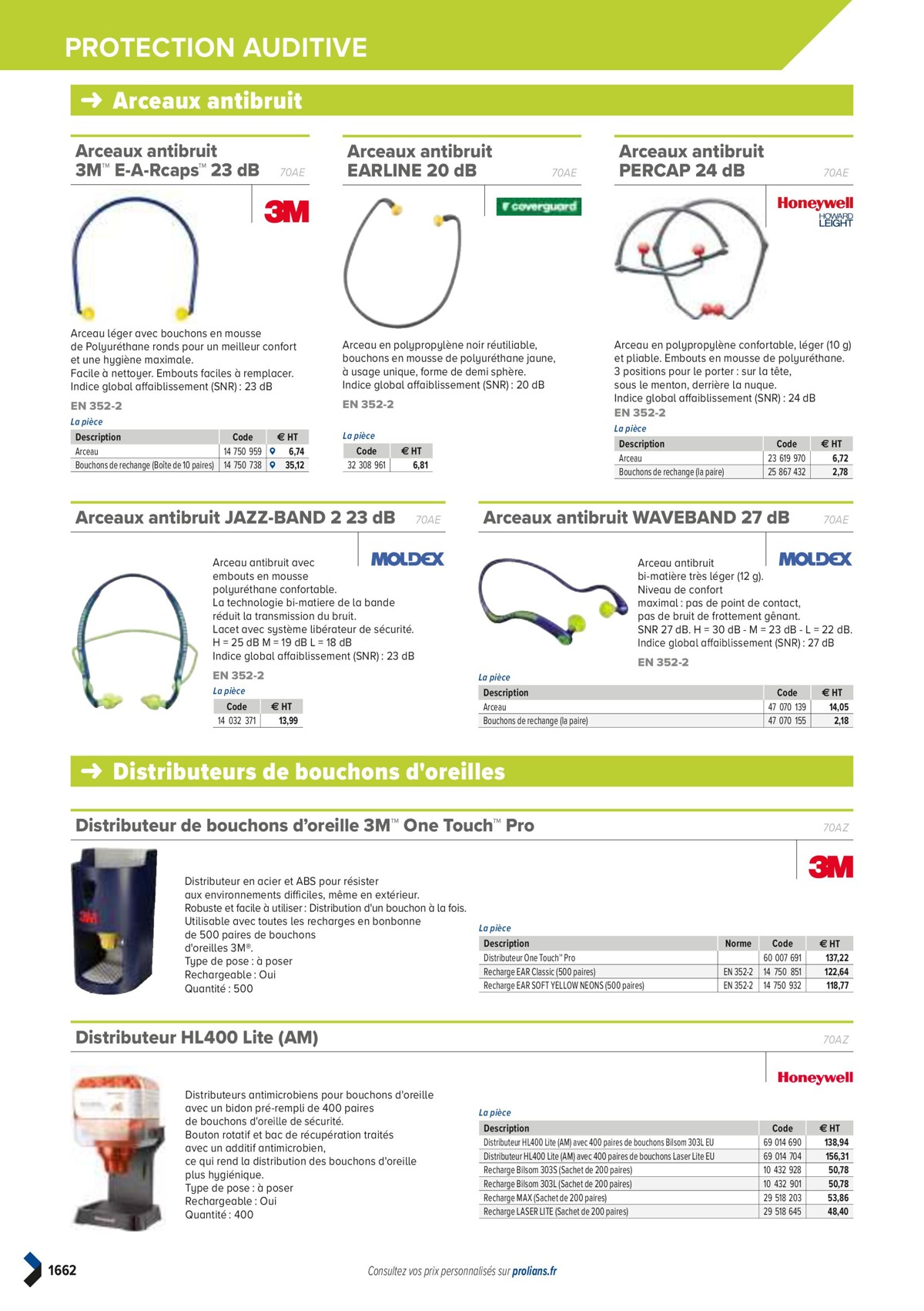 Catalogue PRO&DISPO L'OFFRE 100% STOCK DE PROLIANS, page 01664