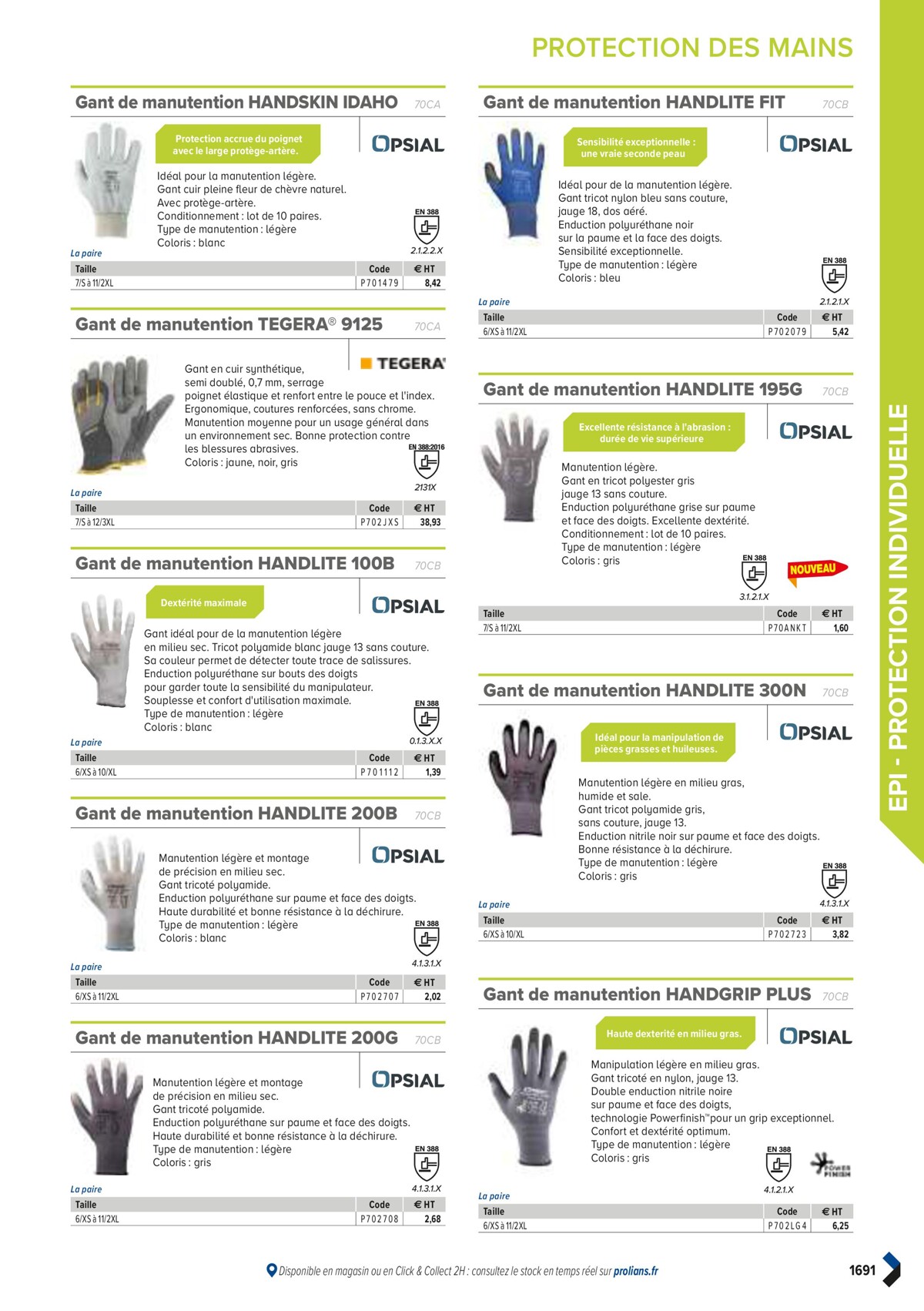 Catalogue PRO&DISPO L'OFFRE 100% STOCK DE PROLIANS, page 01693