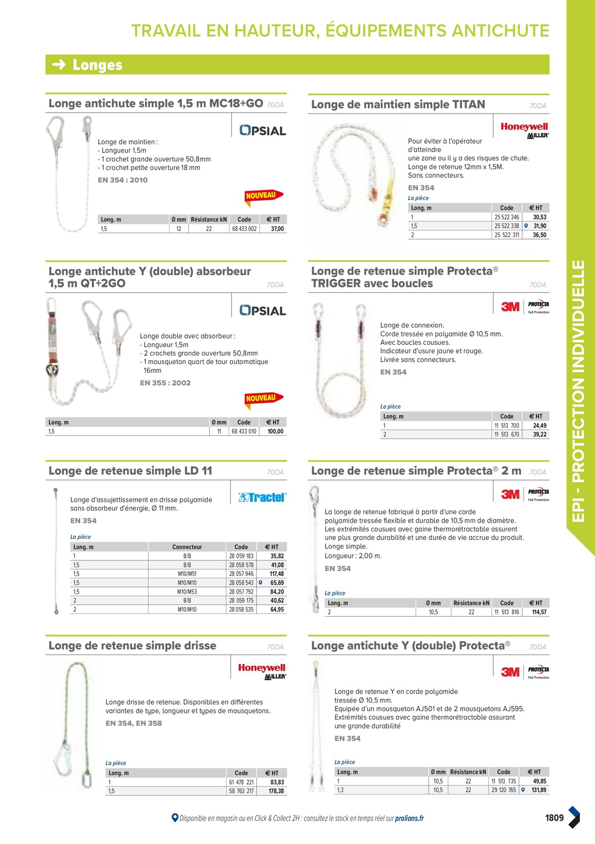 Catalogue PRO&DISPO L'OFFRE 100% STOCK DE PROLIANS, page 01811