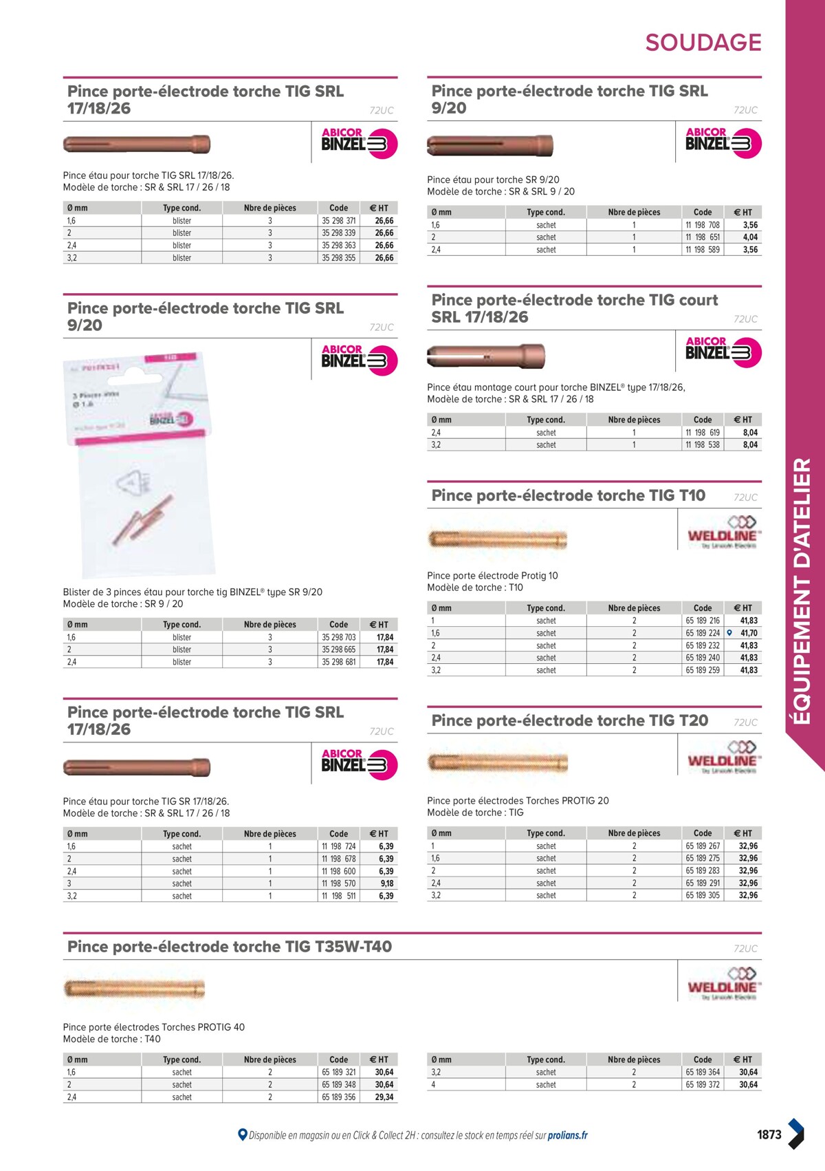 Catalogue PRO&DISPO L'OFFRE 100% STOCK DE PROLIANS, page 01875