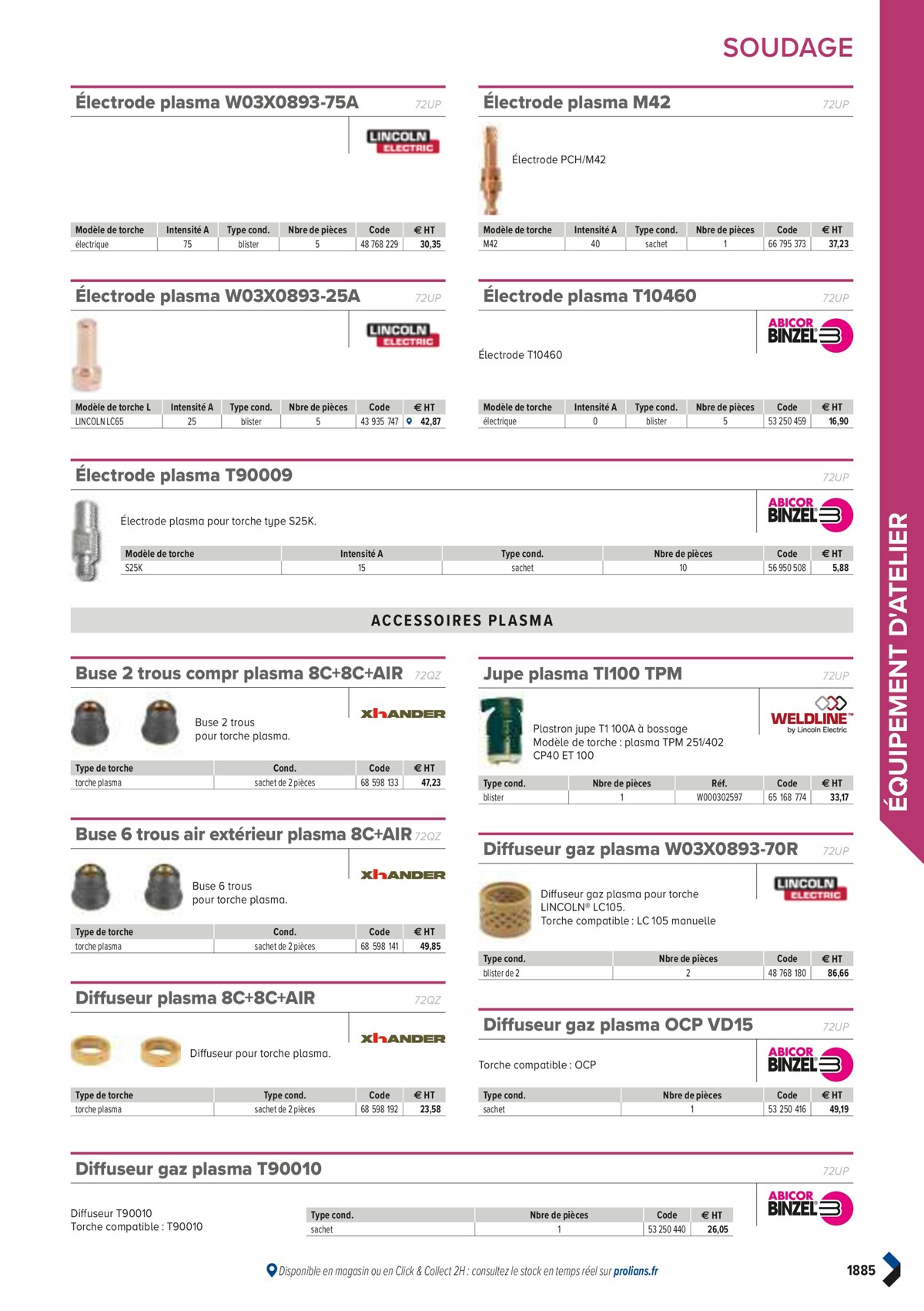 Catalogue PRO&DISPO L'OFFRE 100% STOCK DE PROLIANS, page 01887