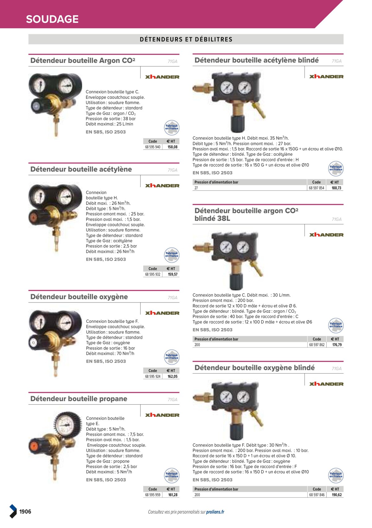 Catalogue PRO&DISPO L'OFFRE 100% STOCK DE PROLIANS, page 01908