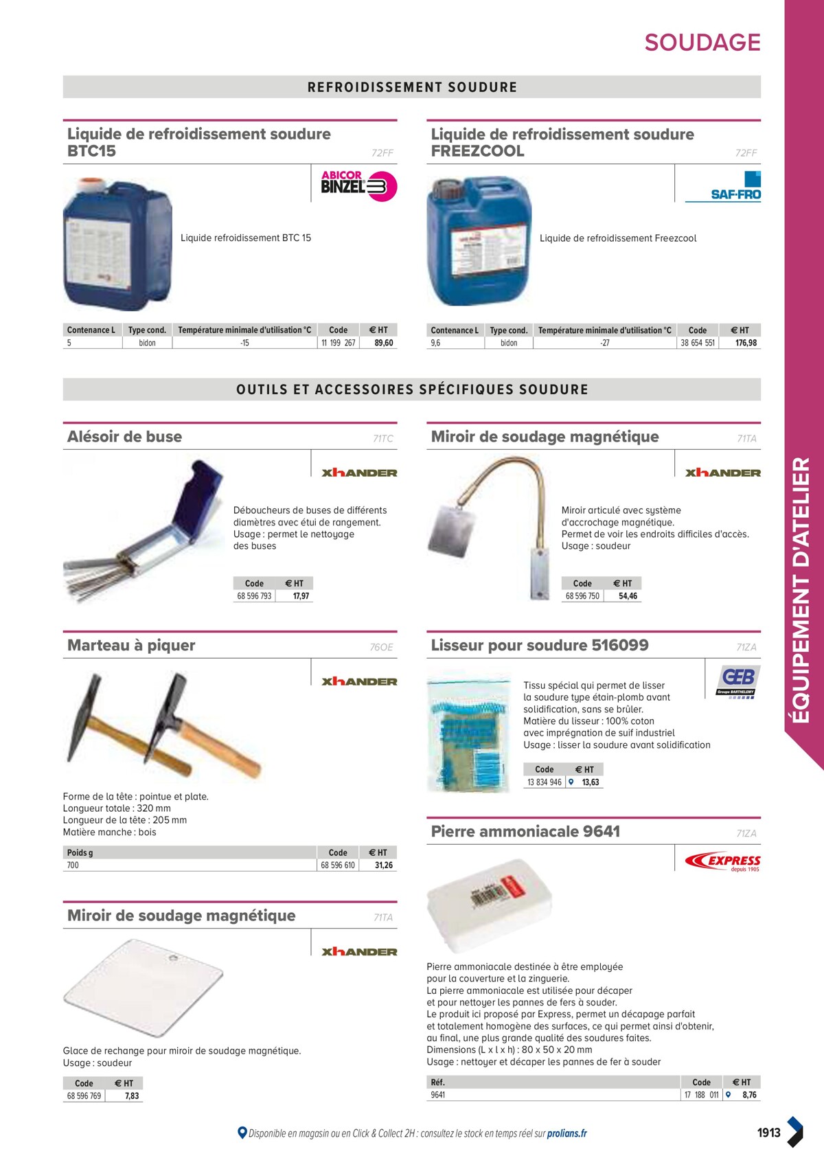 Catalogue PRO&DISPO L'OFFRE 100% STOCK DE PROLIANS, page 01915