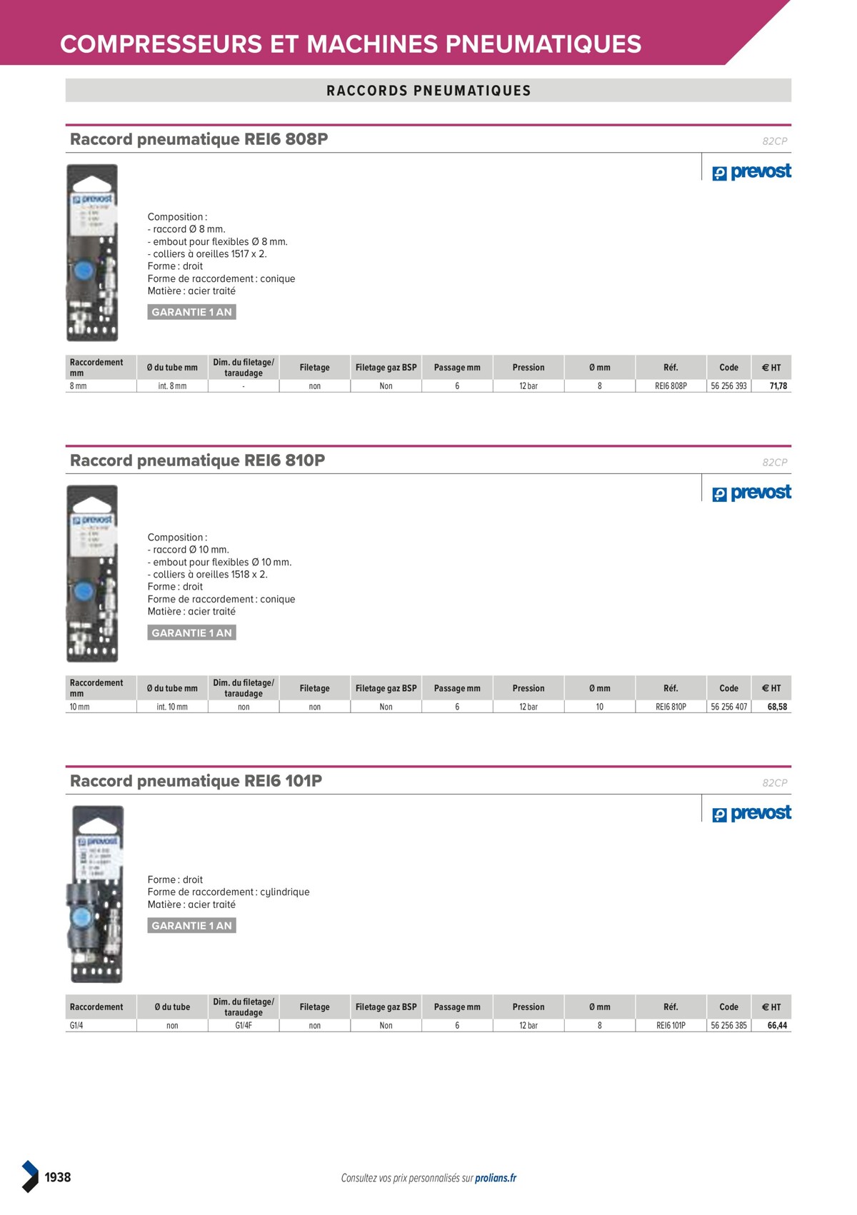 Catalogue PRO&DISPO L'OFFRE 100% STOCK DE PROLIANS, page 01940