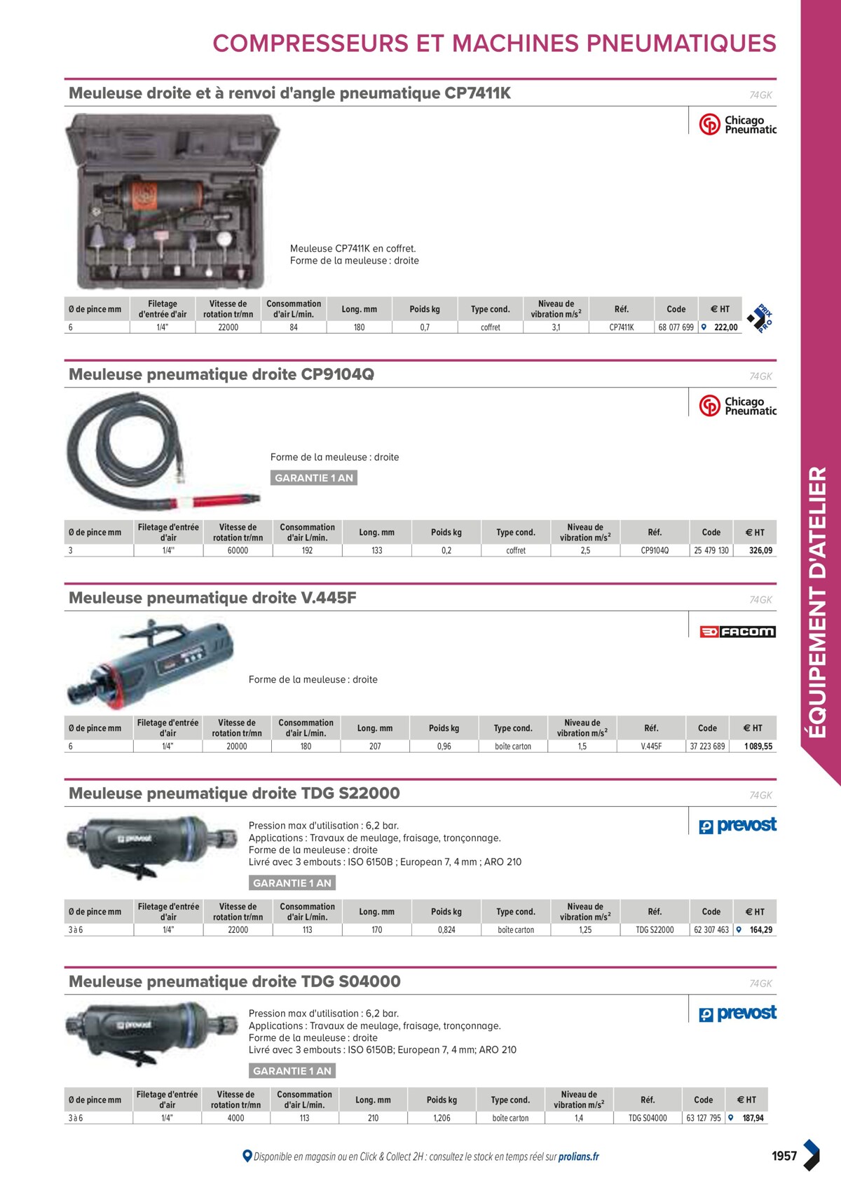 Catalogue PRO&DISPO L'OFFRE 100% STOCK DE PROLIANS, page 01959