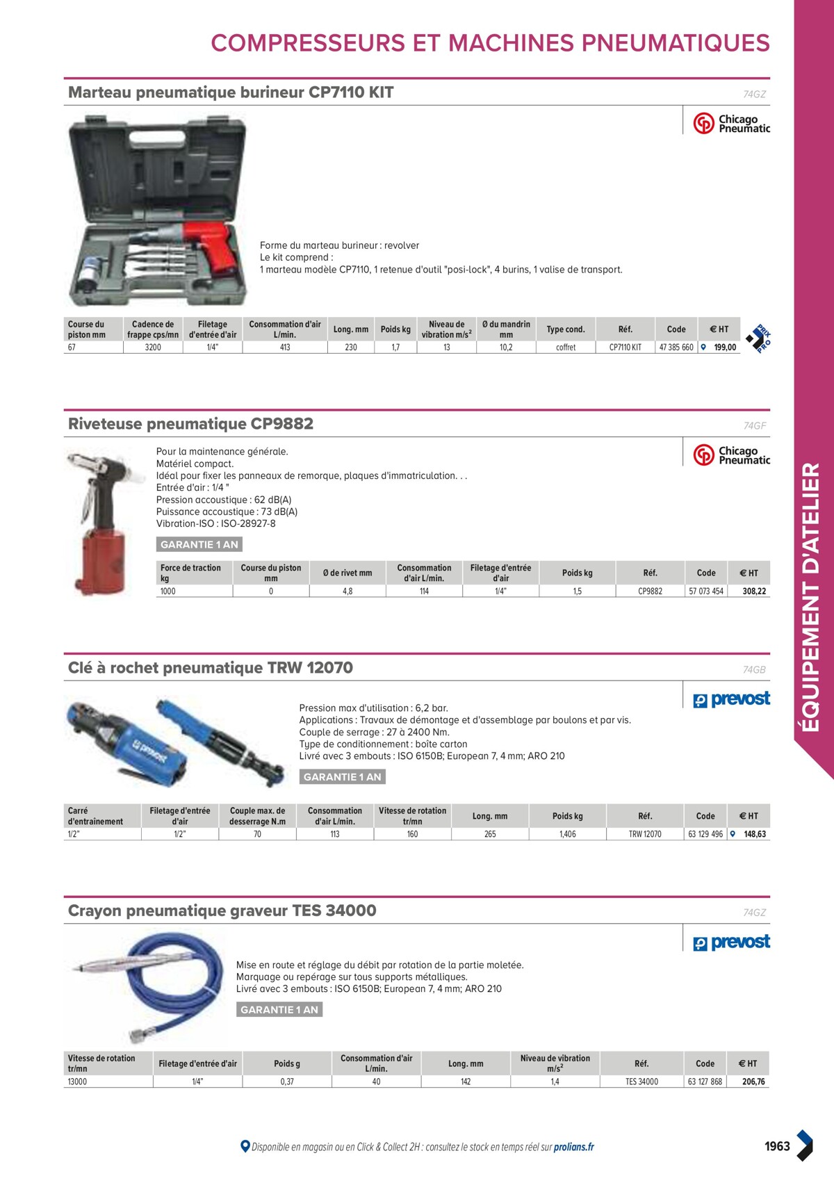 Catalogue PRO&DISPO L'OFFRE 100% STOCK DE PROLIANS, page 01965