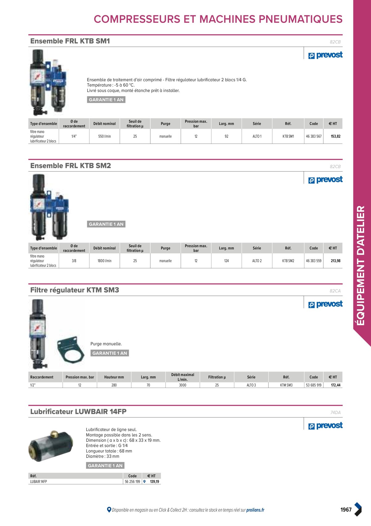 Catalogue PRO&DISPO L'OFFRE 100% STOCK DE PROLIANS, page 01969