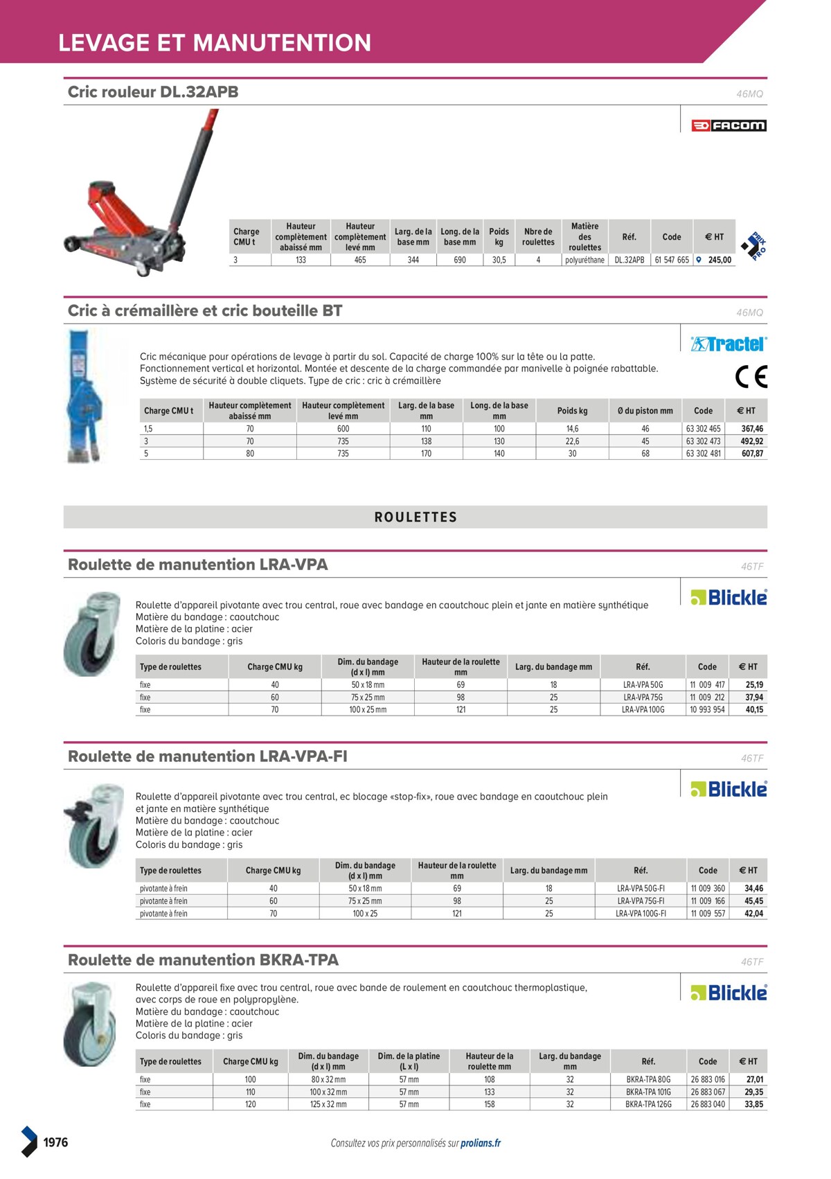 Catalogue PRO&DISPO L'OFFRE 100% STOCK DE PROLIANS, page 01978