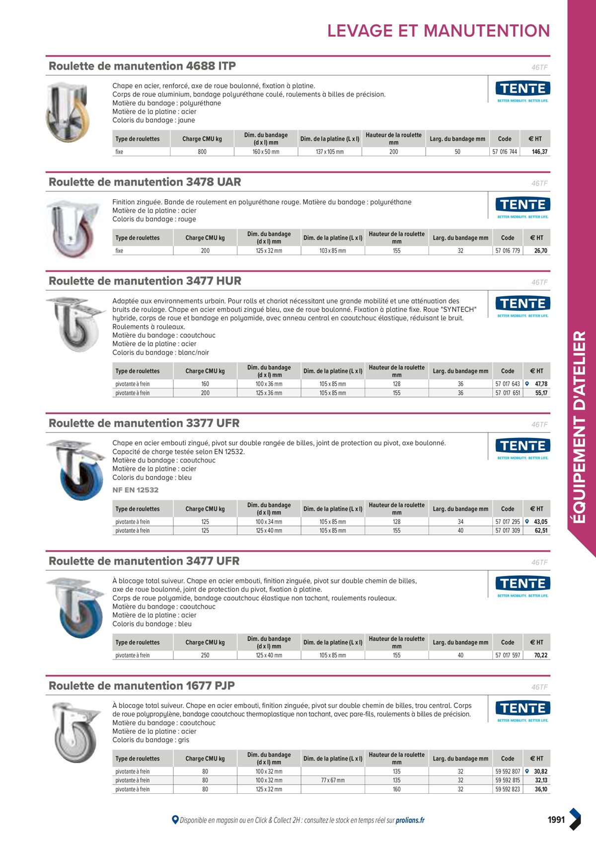 Catalogue PRO&DISPO L'OFFRE 100% STOCK DE PROLIANS, page 01993