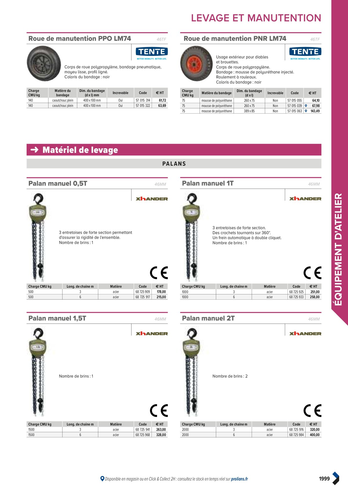 Catalogue PRO&DISPO L'OFFRE 100% STOCK DE PROLIANS, page 02001