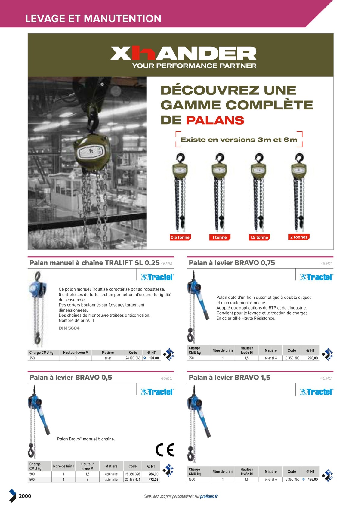 Catalogue PRO&DISPO L'OFFRE 100% STOCK DE PROLIANS, page 02002