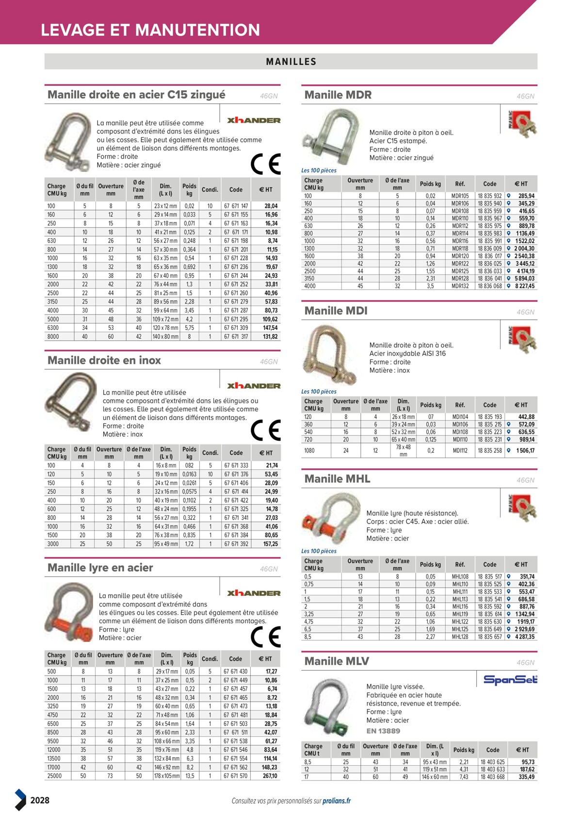 Catalogue PRO&DISPO L'OFFRE 100% STOCK DE PROLIANS, page 02030