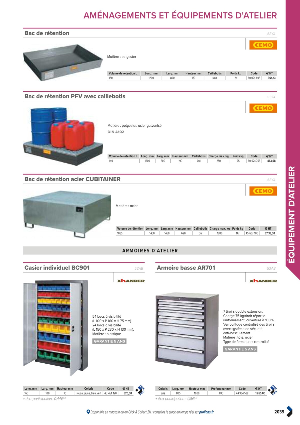 Catalogue PRO&DISPO L'OFFRE 100% STOCK DE PROLIANS, page 02041