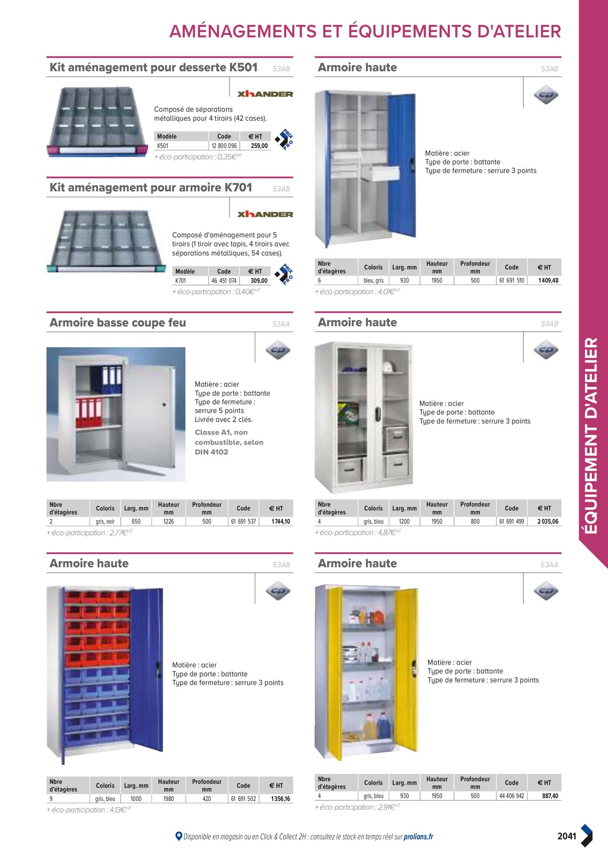 Catalogue PRO&DISPO L'OFFRE 100% STOCK DE PROLIANS, page 02043