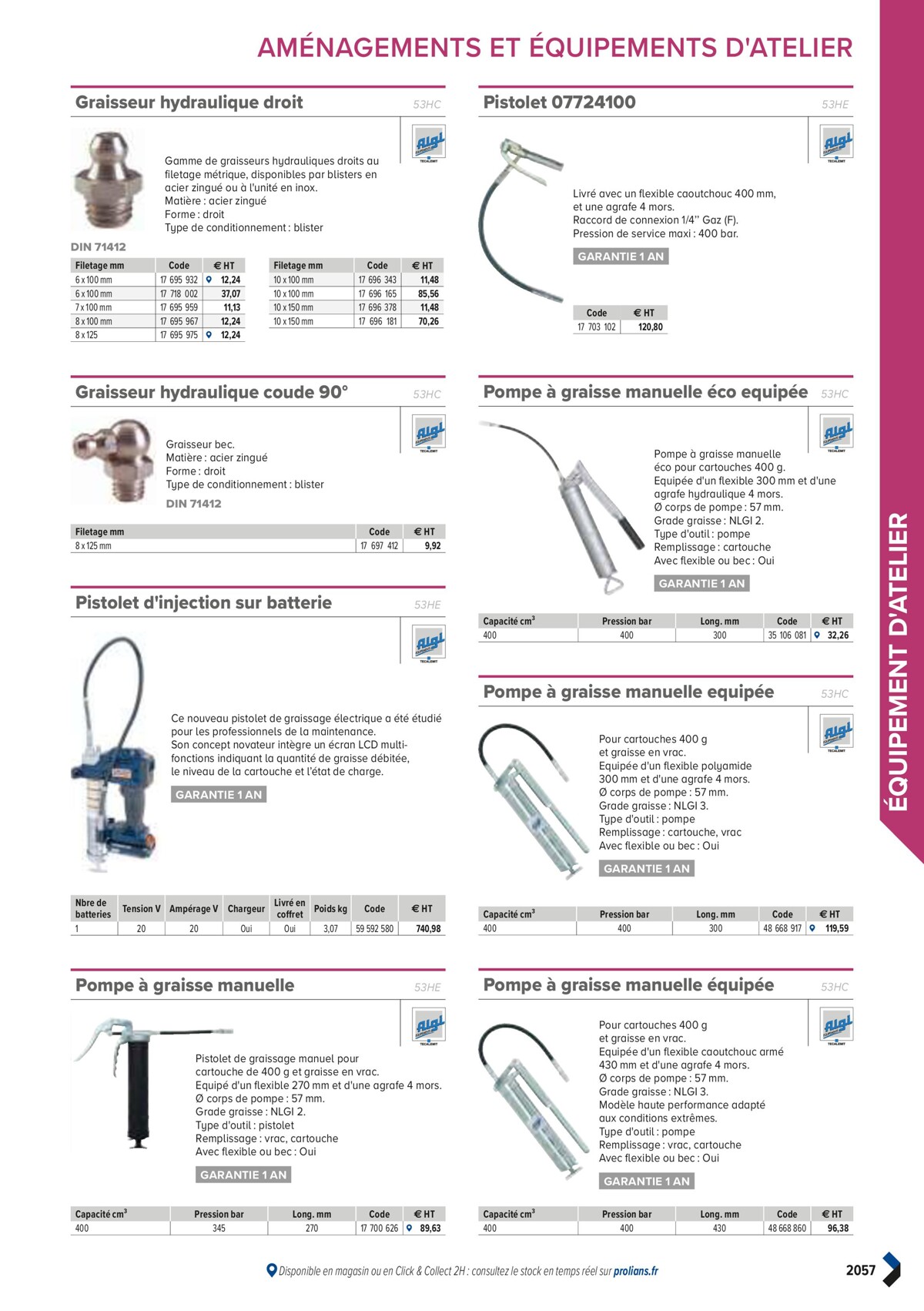 Catalogue PRO&DISPO L'OFFRE 100% STOCK DE PROLIANS, page 02059