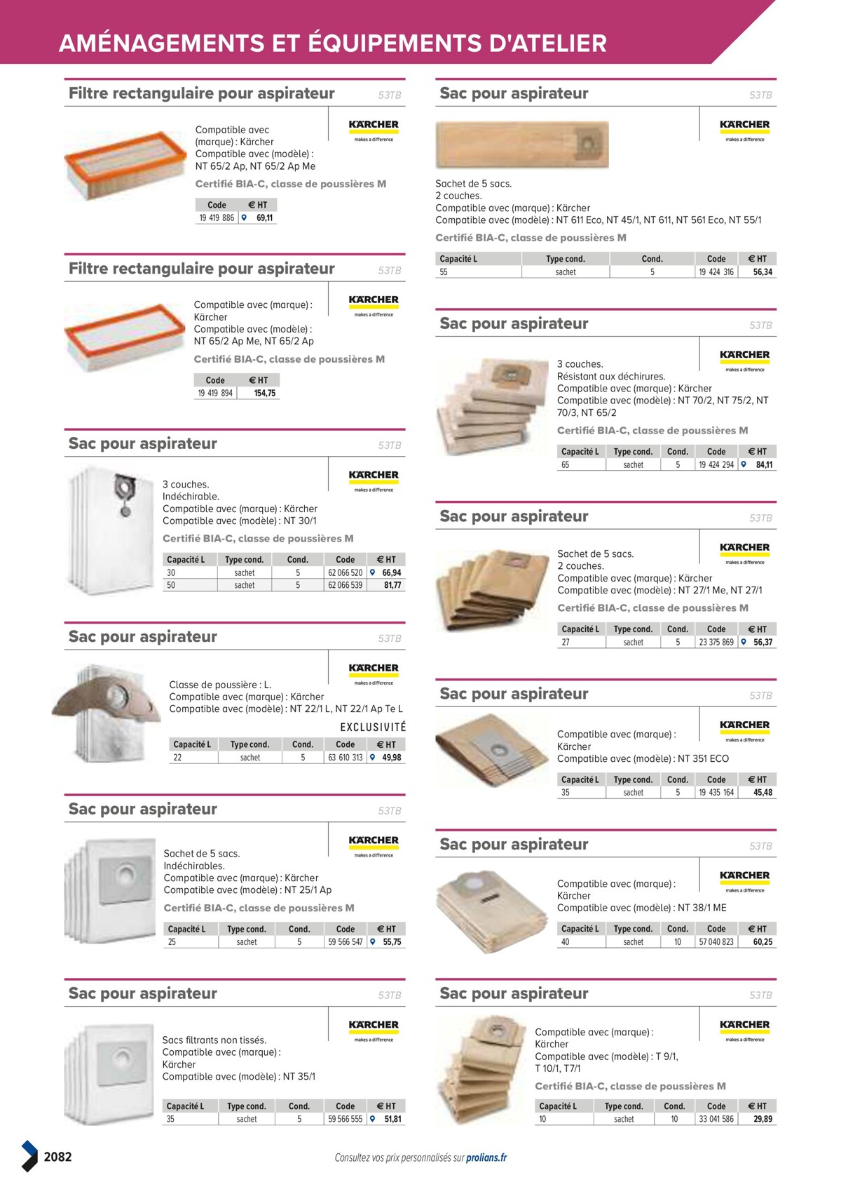 Catalogue PRO&DISPO L'OFFRE 100% STOCK DE PROLIANS, page 02084