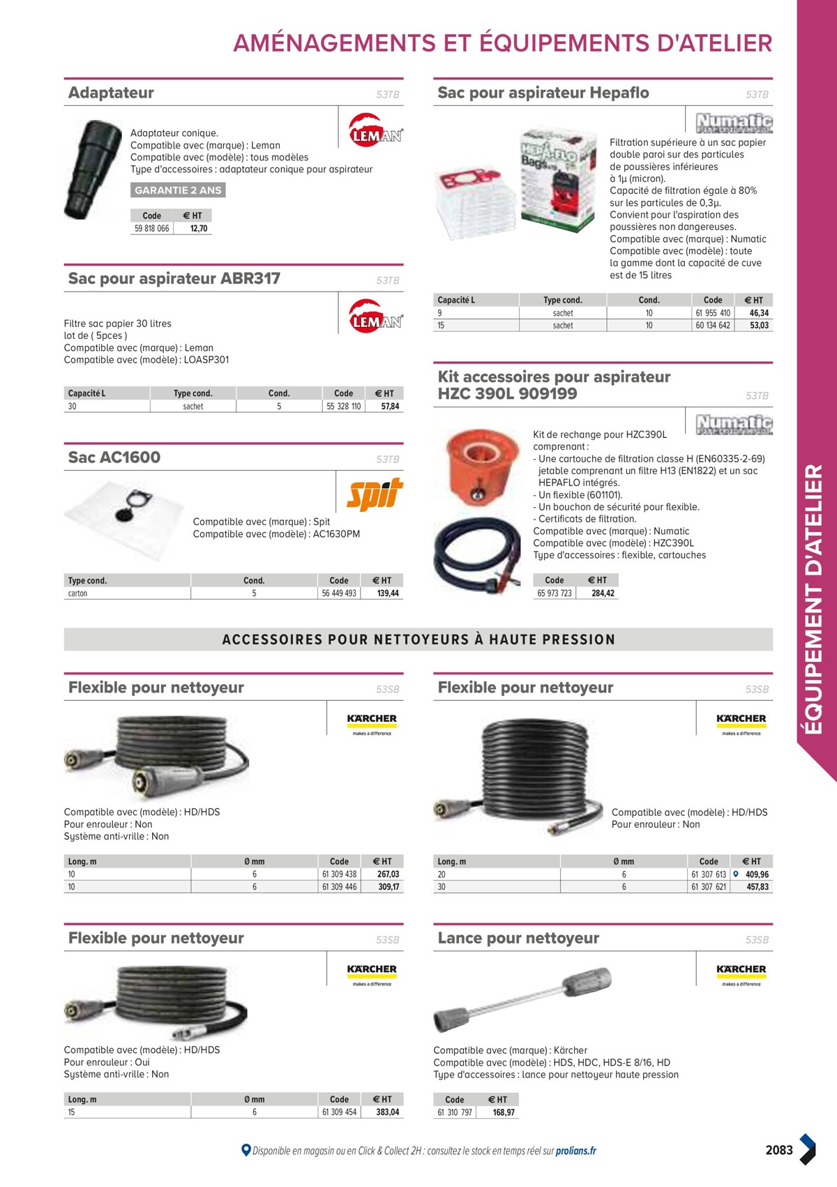 Catalogue PRO&DISPO L'OFFRE 100% STOCK DE PROLIANS, page 02085