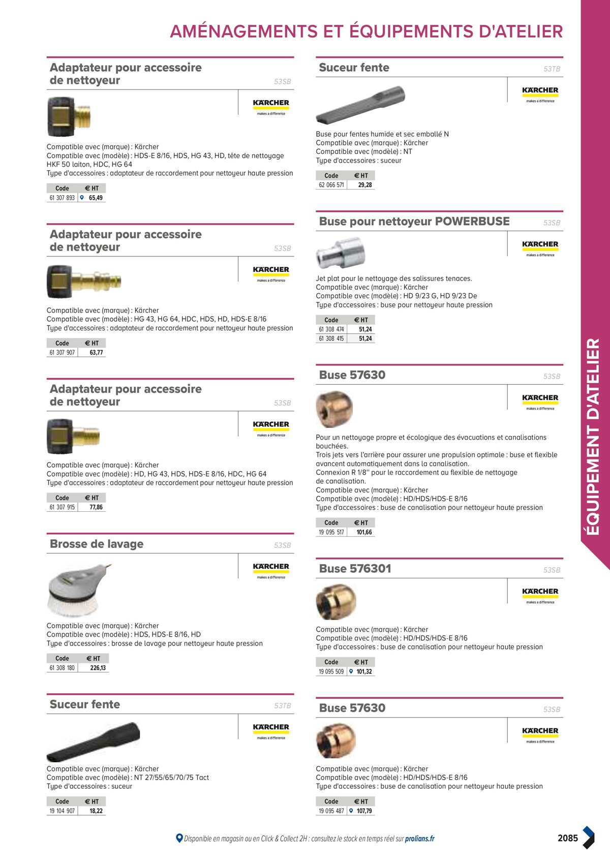 Catalogue PRO&DISPO L'OFFRE 100% STOCK DE PROLIANS, page 02087