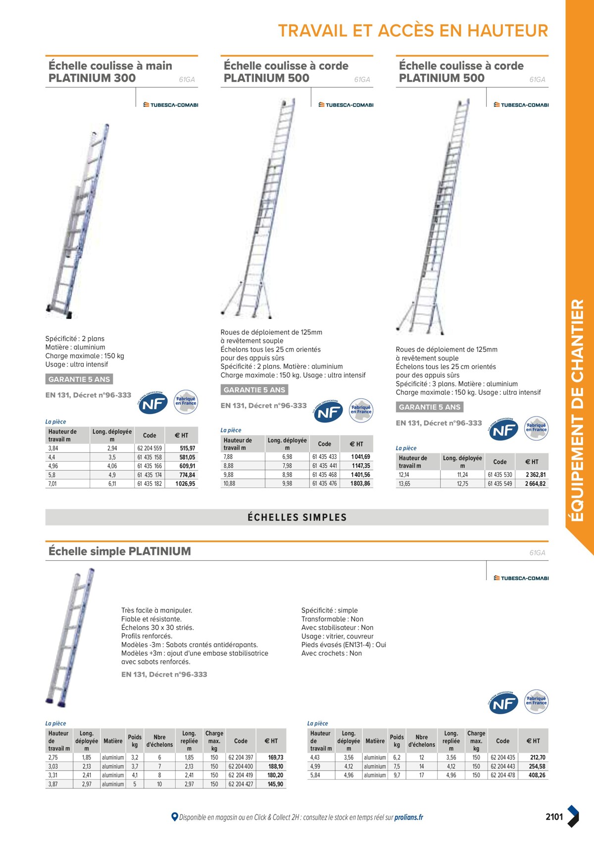 Catalogue PRO&DISPO L'OFFRE 100% STOCK DE PROLIANS, page 02103