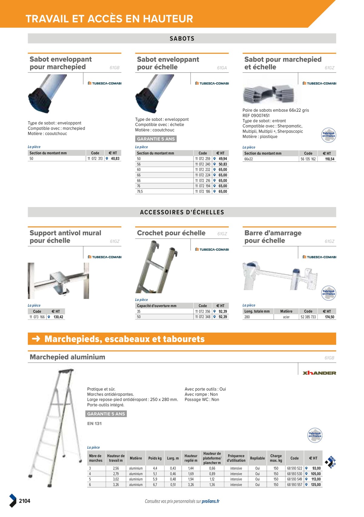 Catalogue PRO&DISPO L'OFFRE 100% STOCK DE PROLIANS, page 02106