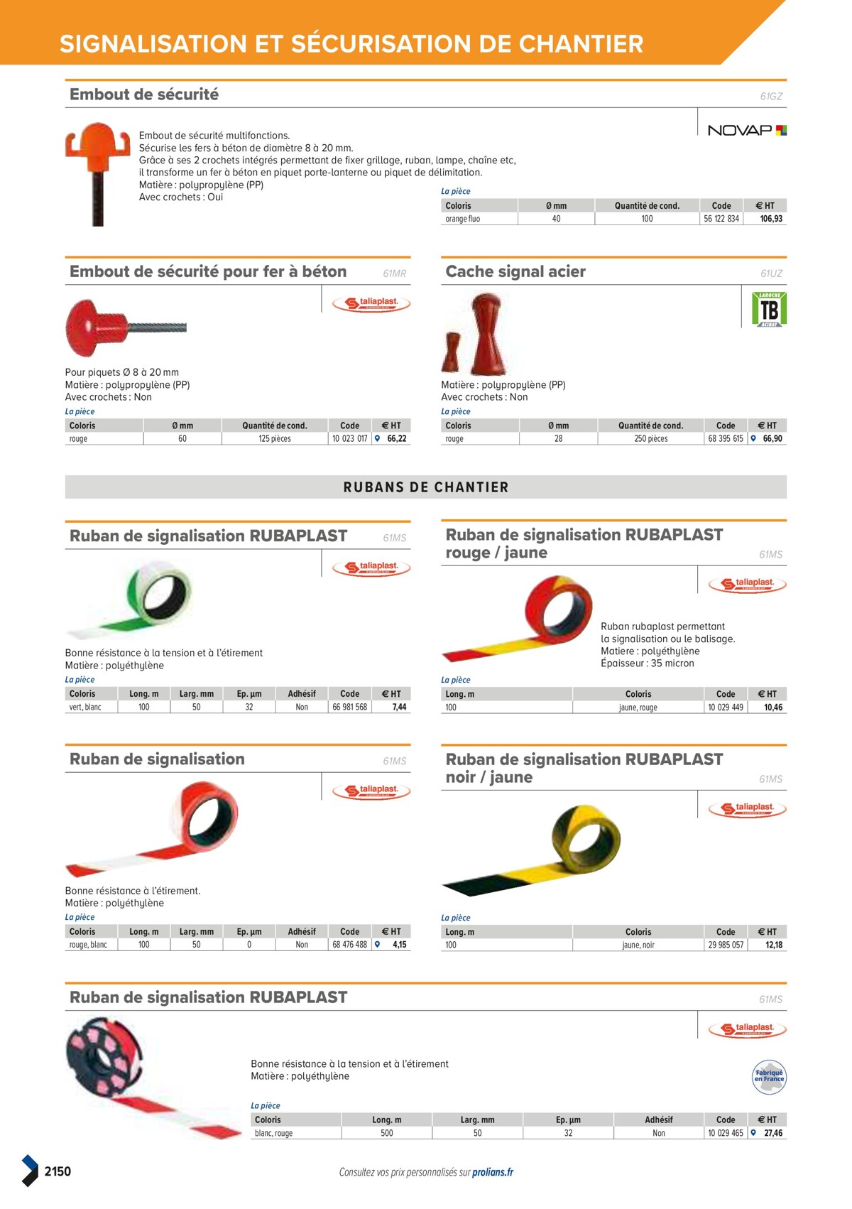 Catalogue PRO&DISPO L'OFFRE 100% STOCK DE PROLIANS, page 02152