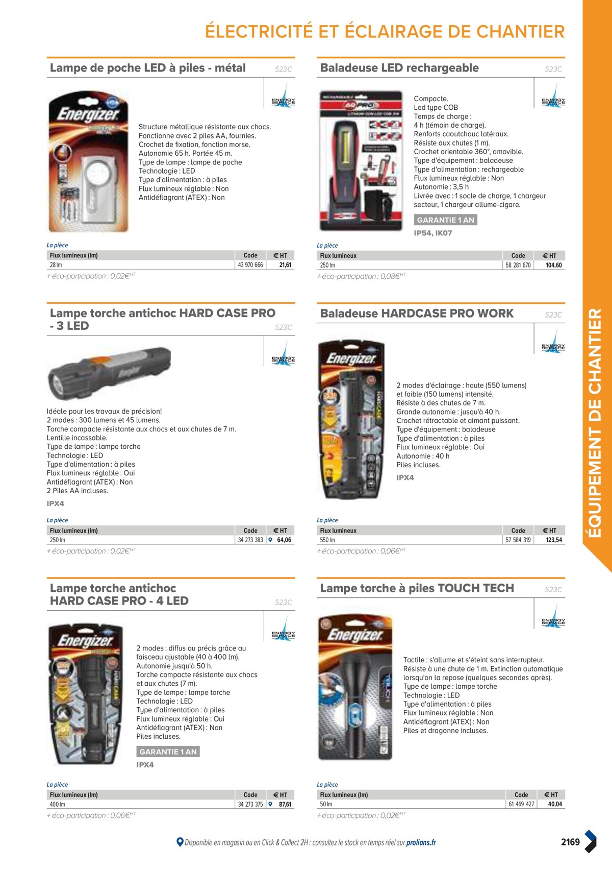 Catalogue PRO&DISPO L'OFFRE 100% STOCK DE PROLIANS, page 02171