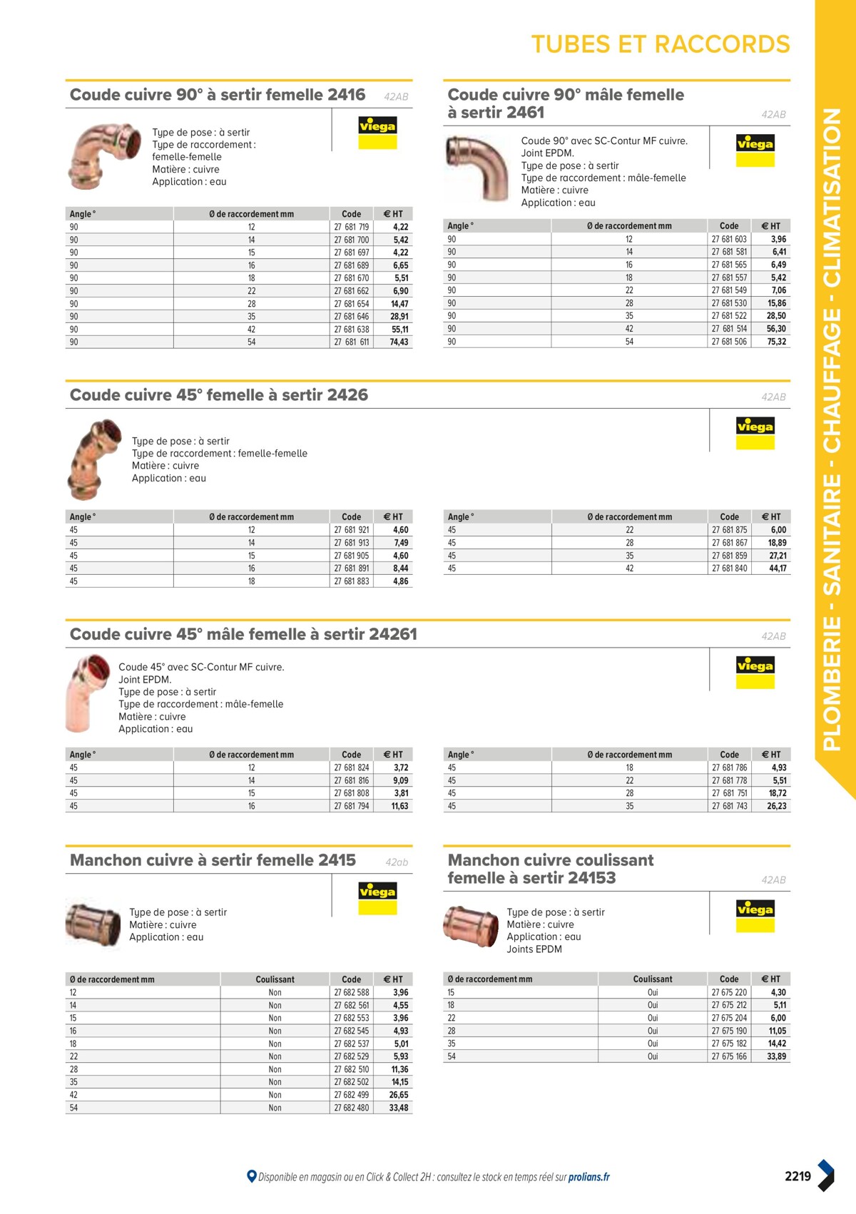 Catalogue PRO&DISPO L'OFFRE 100% STOCK DE PROLIANS, page 02221