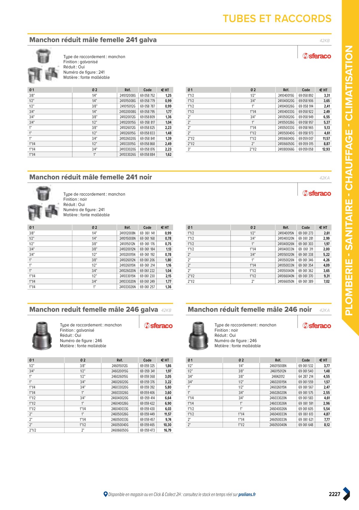 Catalogue PRO&DISPO L'OFFRE 100% STOCK DE PROLIANS, page 02229