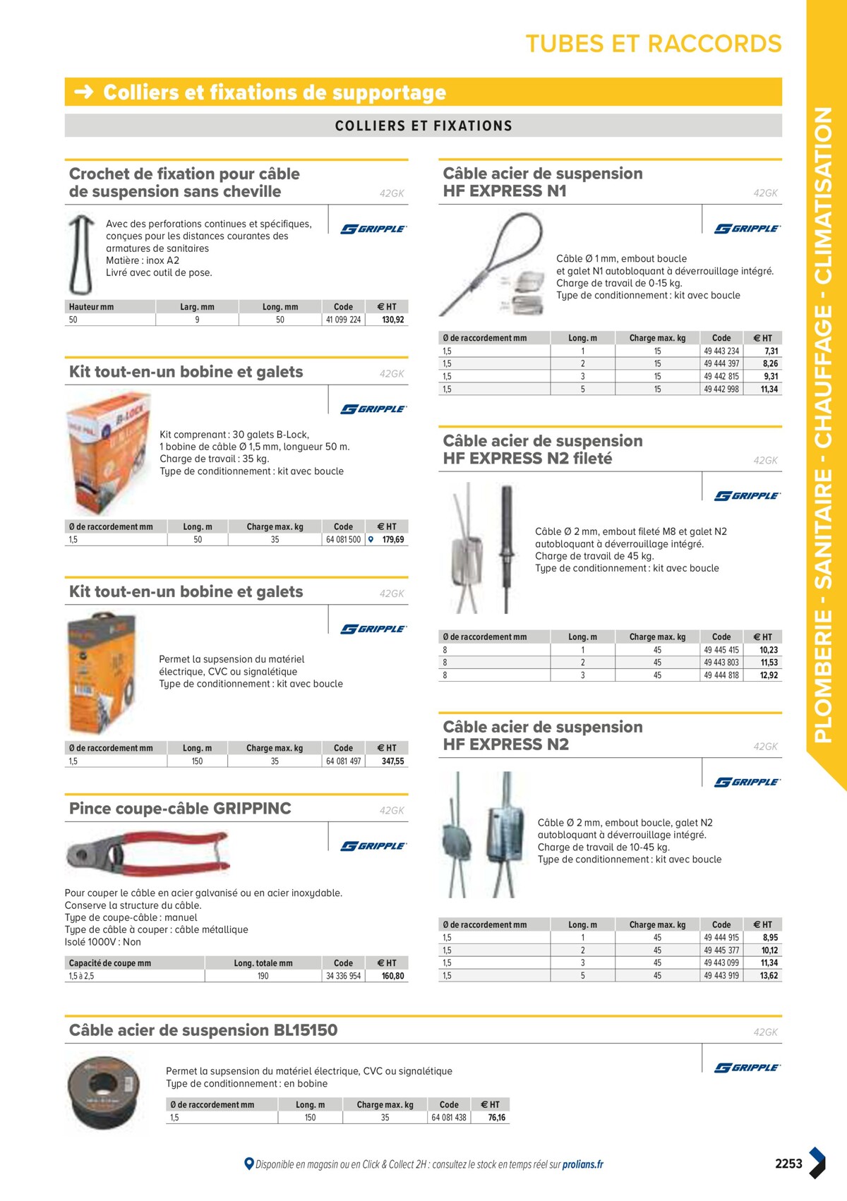 Catalogue PRO&DISPO L'OFFRE 100% STOCK DE PROLIANS, page 02255