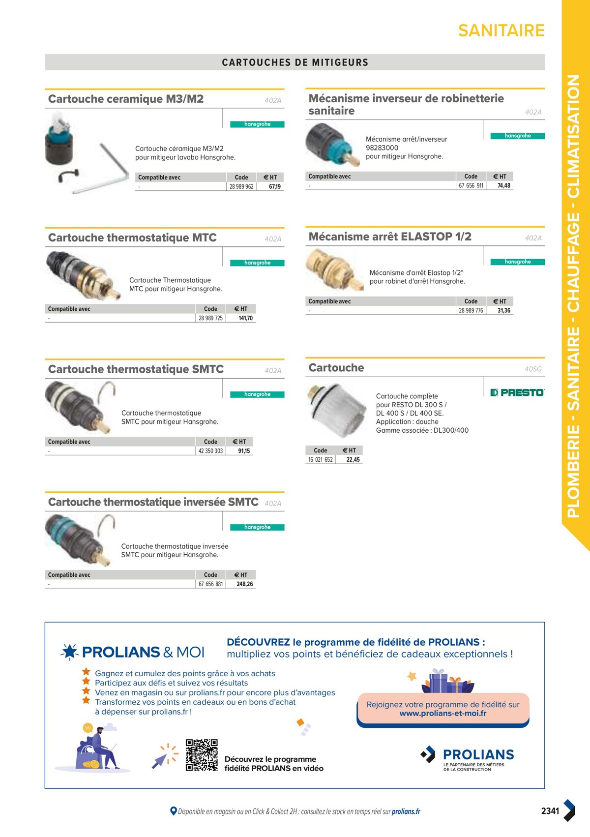 Catalogue PRO&DISPO L'OFFRE 100% STOCK DE PROLIANS, page 02343