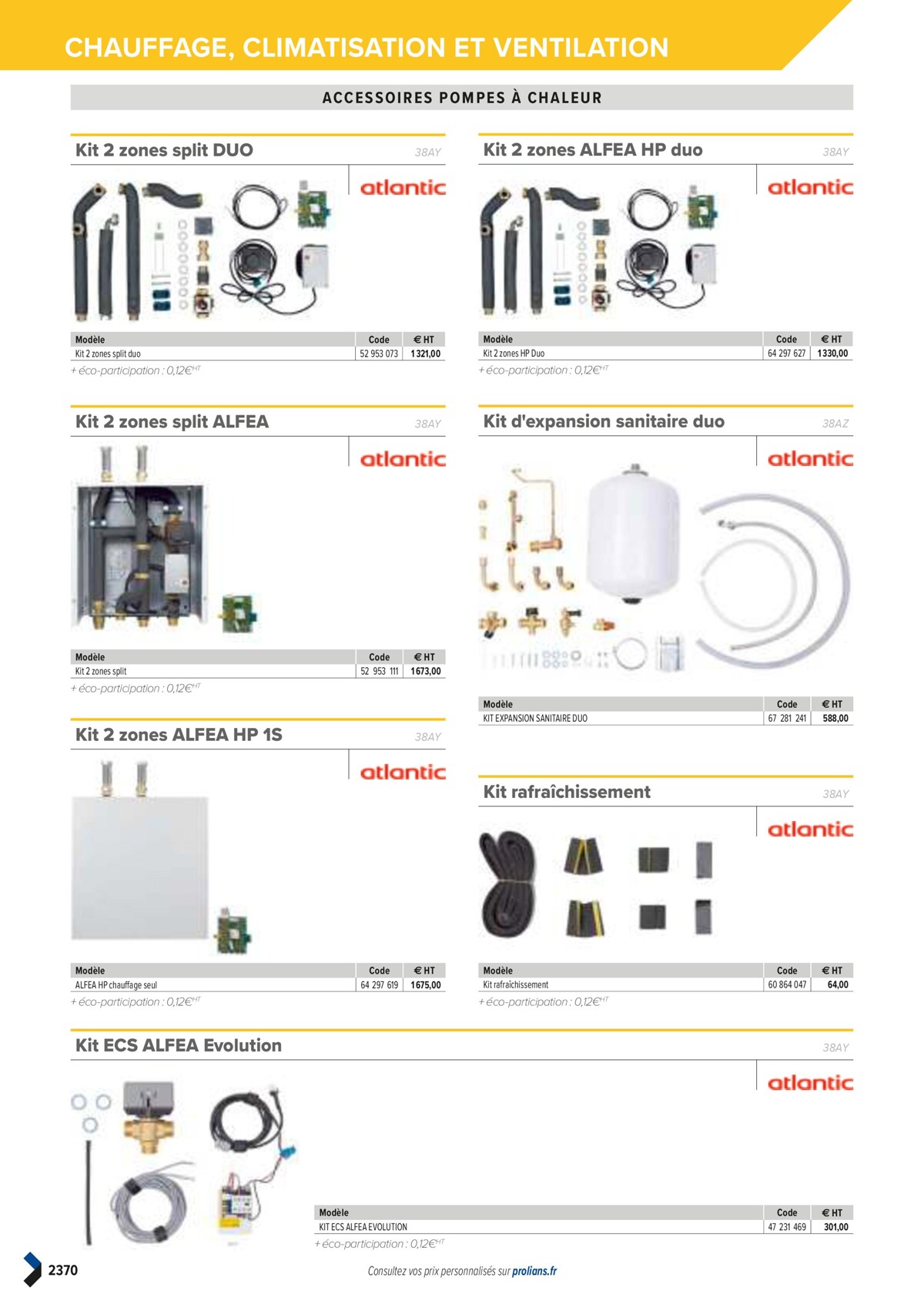 Catalogue PRO&DISPO L'OFFRE 100% STOCK DE PROLIANS, page 02372