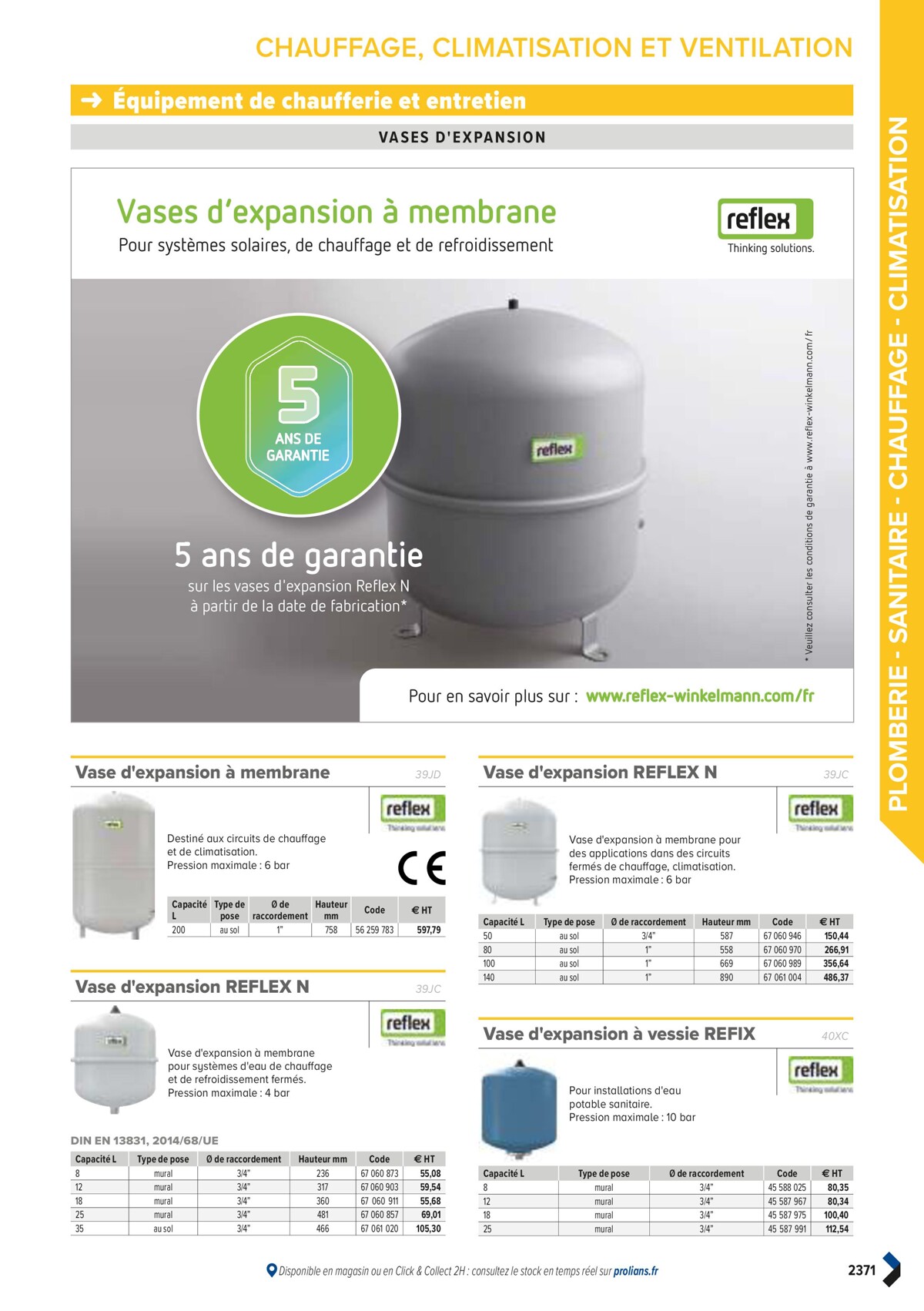 Catalogue PRO&DISPO L'OFFRE 100% STOCK DE PROLIANS, page 02373