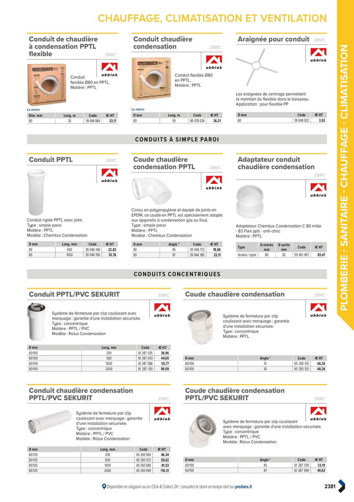 Catalogue PRO&DISPO L'OFFRE 100% STOCK DE PROLIANS, page 02383