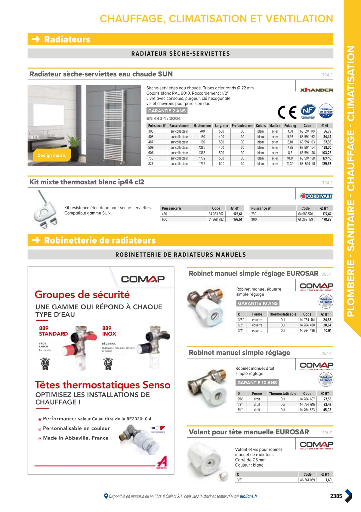 Catalogue PRO&DISPO L'OFFRE 100% STOCK DE PROLIANS, page 02387