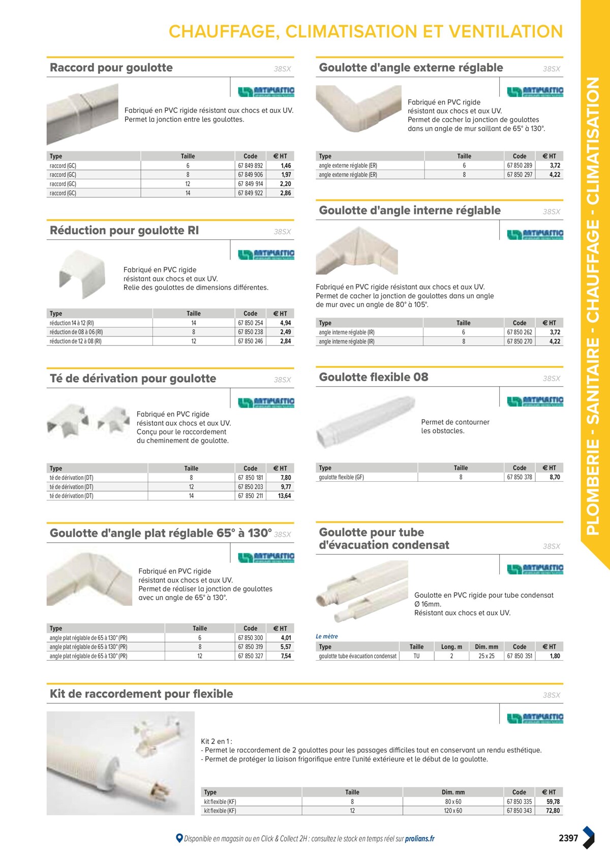 Catalogue PRO&DISPO L'OFFRE 100% STOCK DE PROLIANS, page 02399